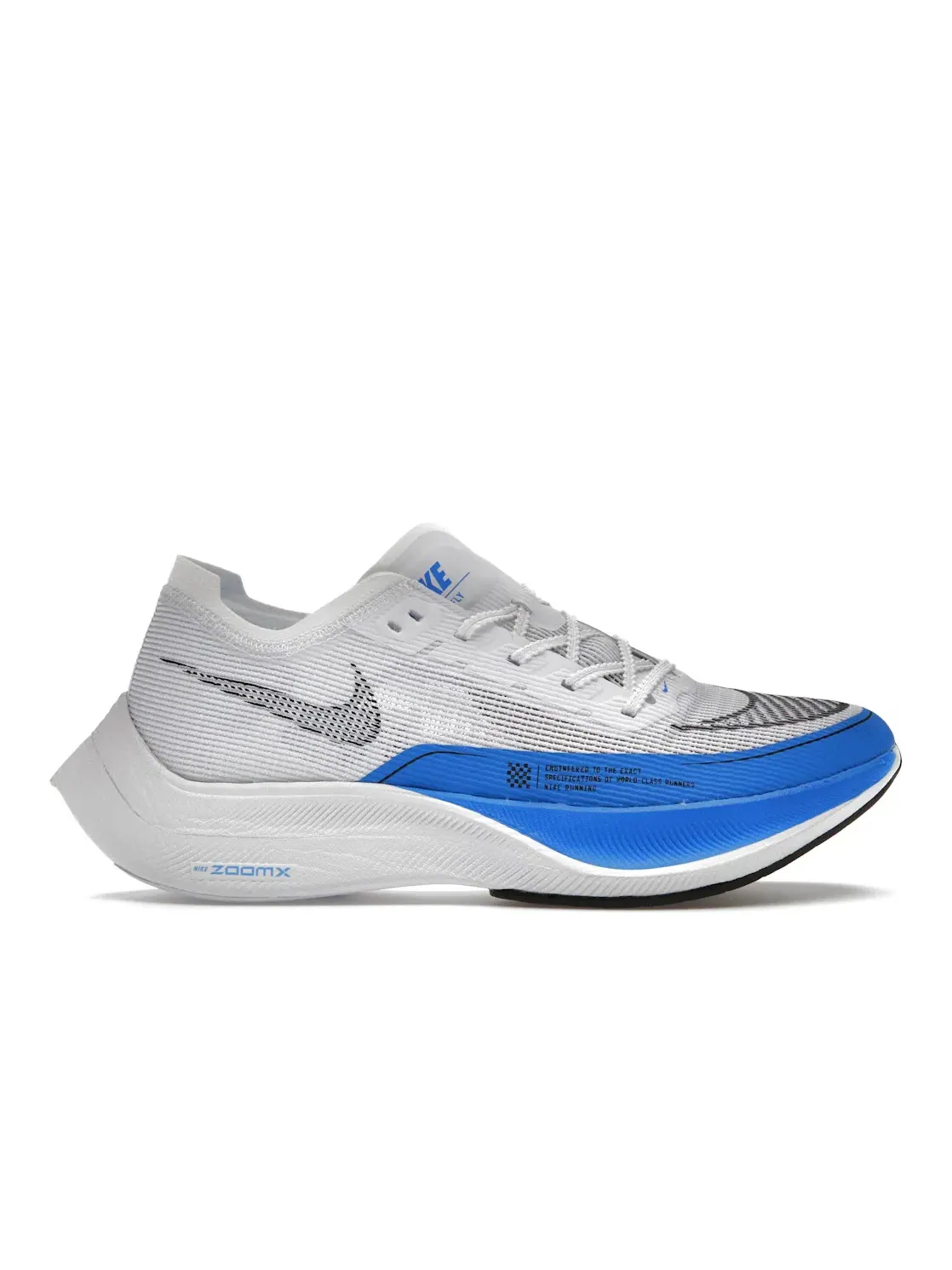 Мужские кроссовки для бега с пеной ZoomX Nike ZoomX Vaporfly Next% 2 — изображение 1 из 4, белый/синий-черный