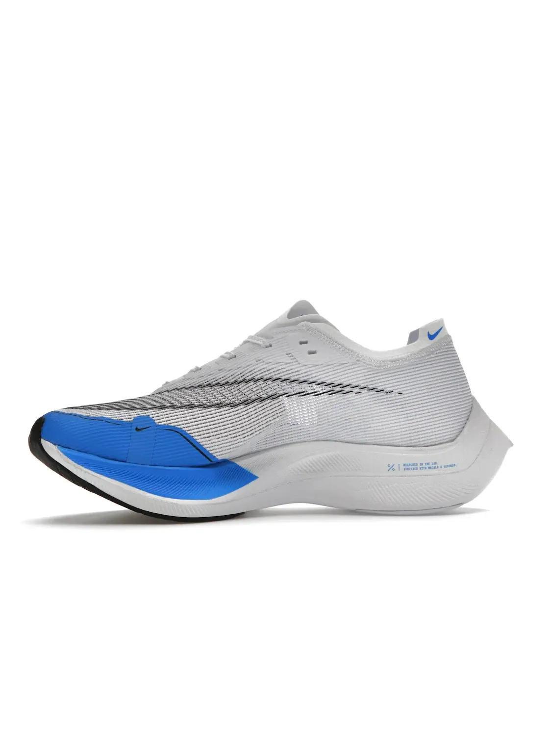 Мужские кроссовки для бега с пеной ZoomX Nike ZoomX Vaporfly Next% 2 — изображение 3 из 4, белый/синий-черный