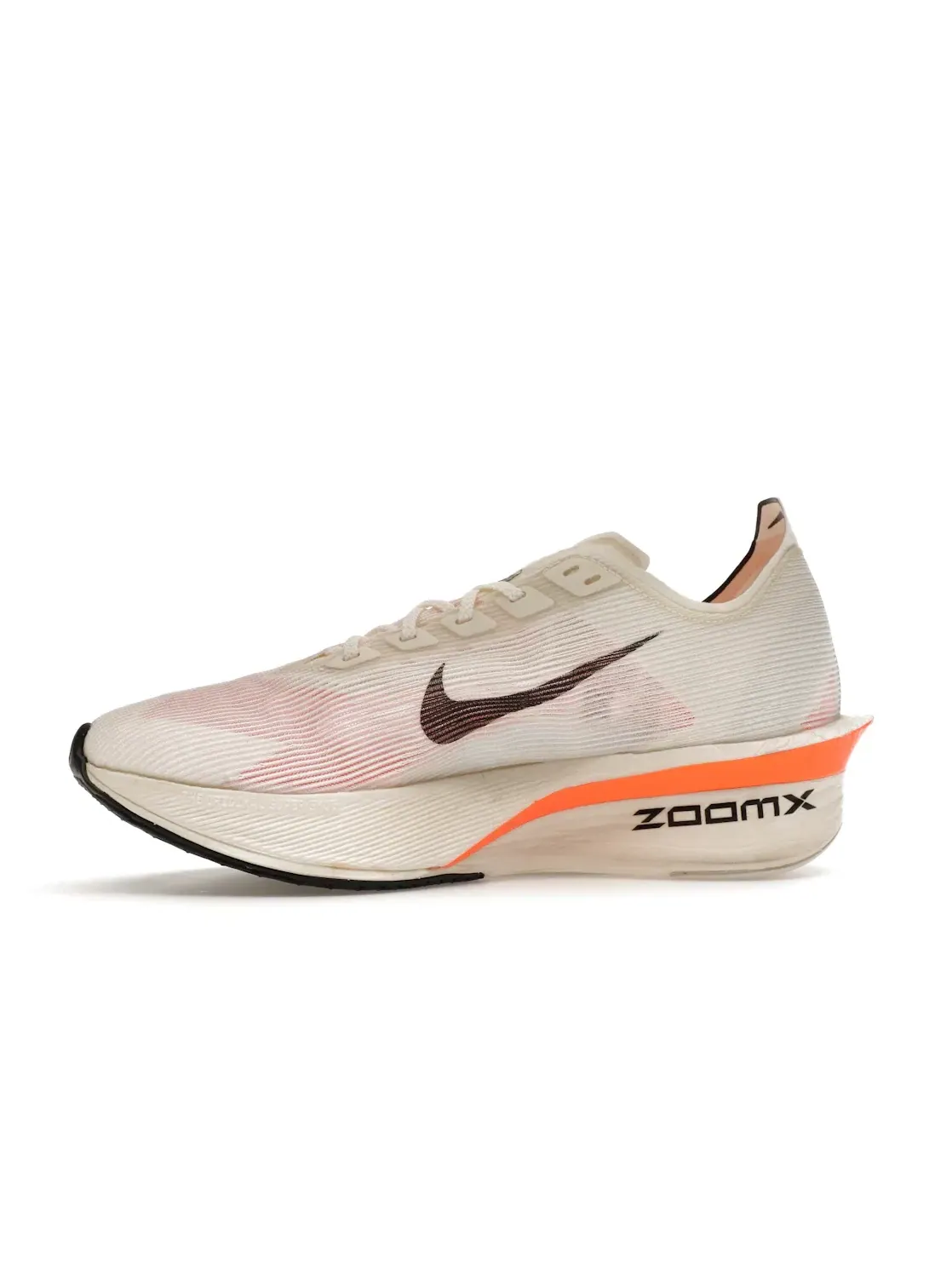 Женские кроссовки для бега Nike ZoomX Vaporfly Next% 4 — изображение 3 из 4, черный/оранжевый/белый
