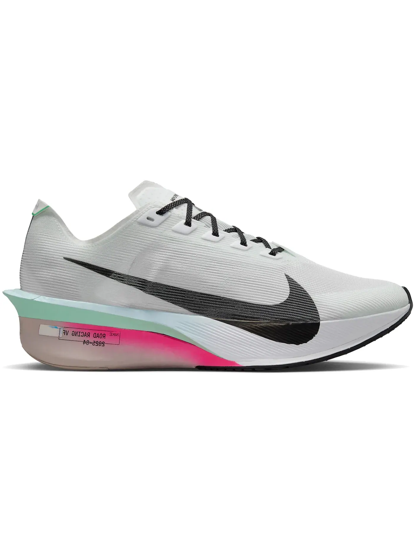 Мужские кроссовки для бега с пеноматериалом Nike ZoomX Vaporfly Next% 4 Nike — изображение 1 из 1, белый/розовый//черный