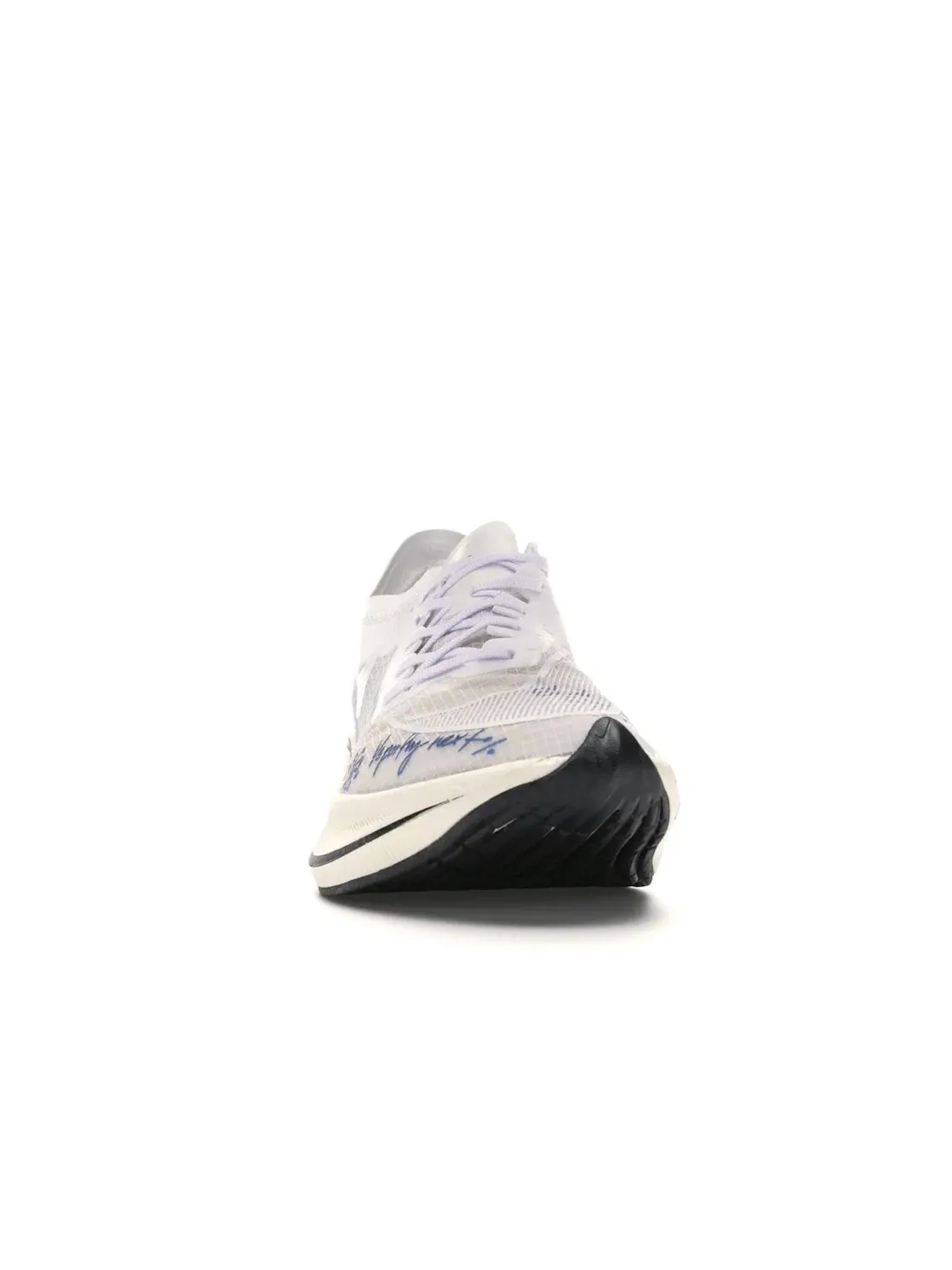 Мужские кроссовки для бега с карбоновой пластиной Nike ZoomX Vaporfly Next% Nike — изображение 2 из 4, белый/-оранжевый-белый