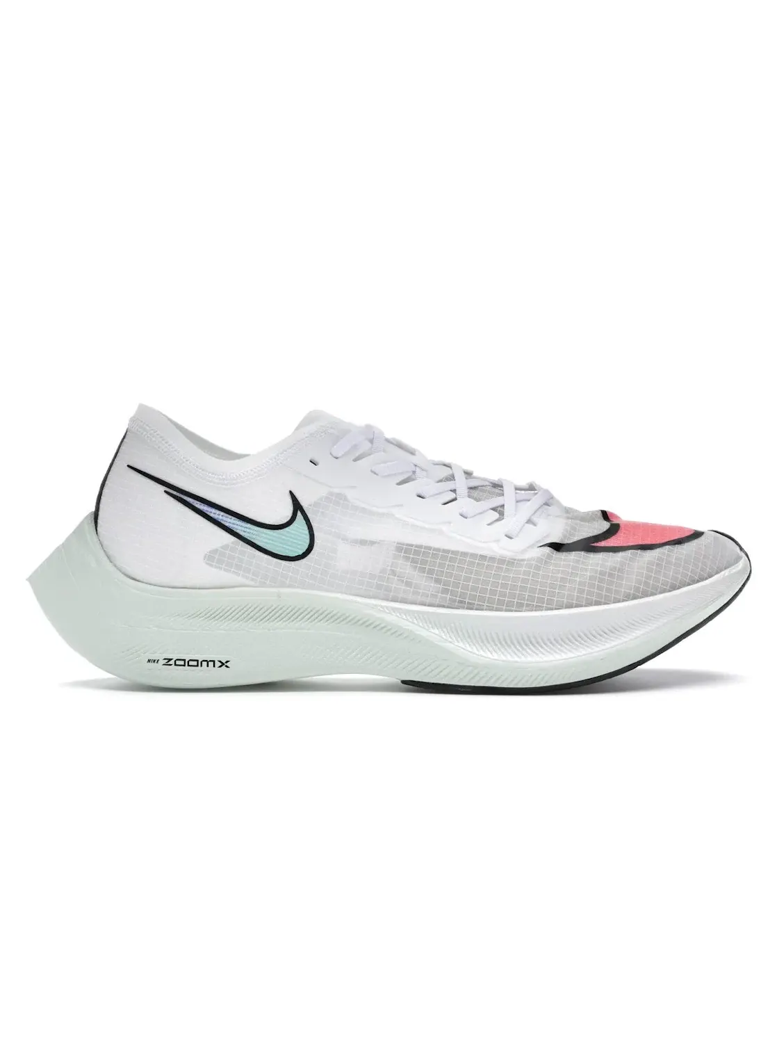 Мужские кроссовки с углеродной пластиной Nike ZoomX Vaporfly Next% Nike — изображение 1 из 4, белый/черный
