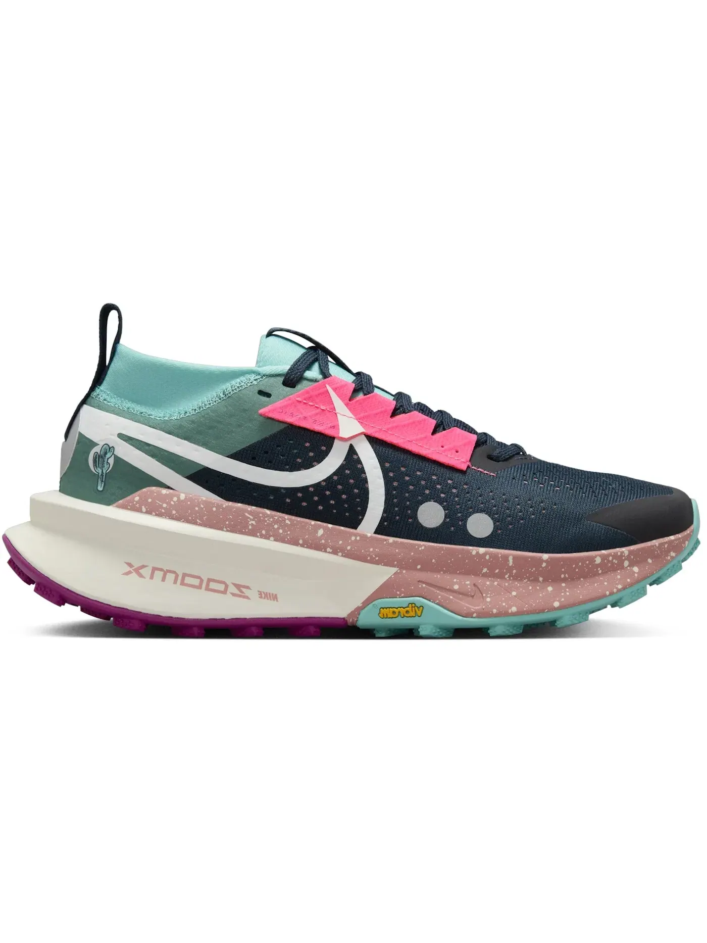 Женские кроссовки для бега Nike ZoomX Zegama 2 — изображение 1 из 1, темно-синий/зеленый