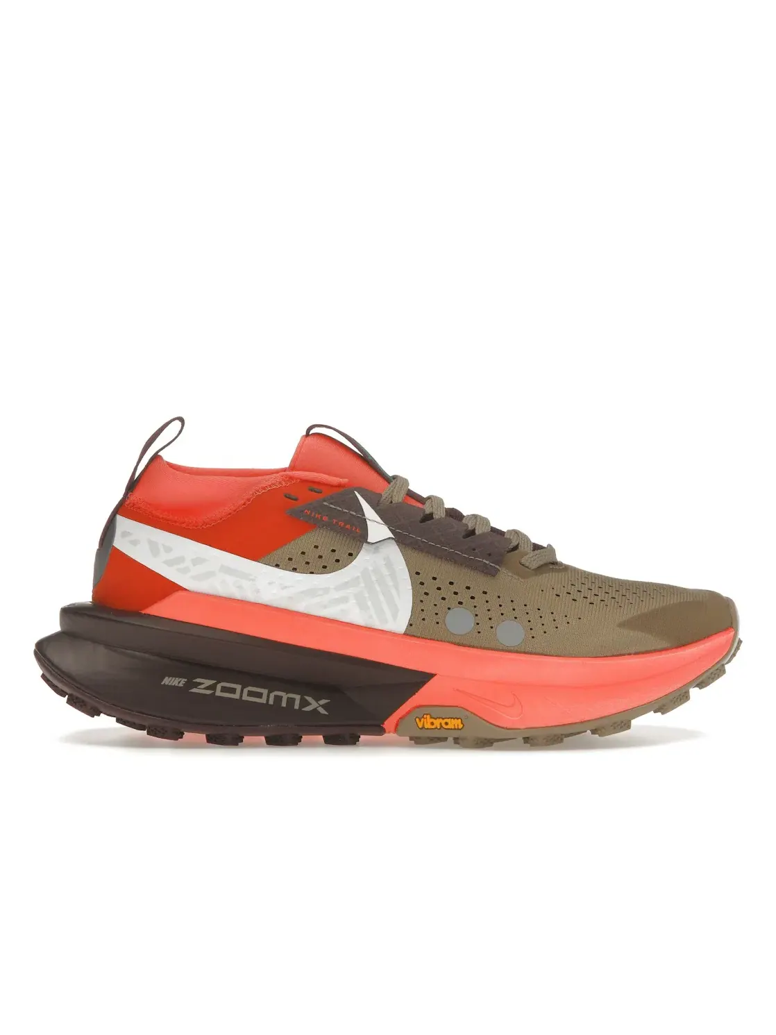 Мужские кроссовки для бега Nike ZoomX Zegama 2 — изображение 1 из 4, хаки//бордовый/белый