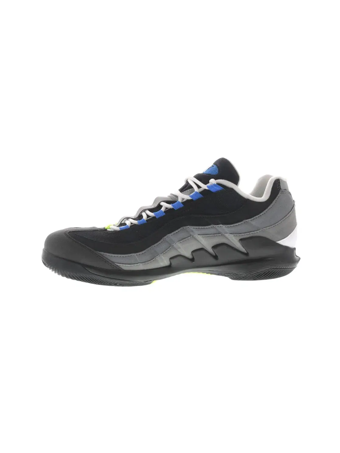 Мужские теннисные кроссовки с дизайном Air Max 95 Nike Court Vapor RF — изображение 3 из 4, черный/-оранжевый-синий