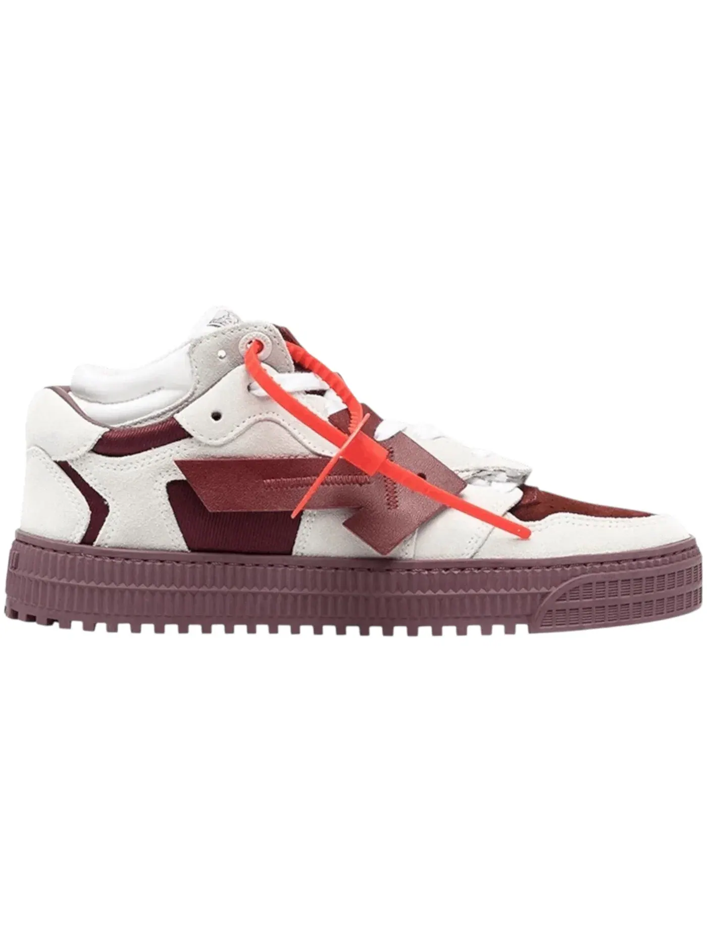 Женские кроссовки с принтом OFF-WHITE 3.0 Floating Arrow OFF-WHITE — изображение 1 из 1, белый/бордовый