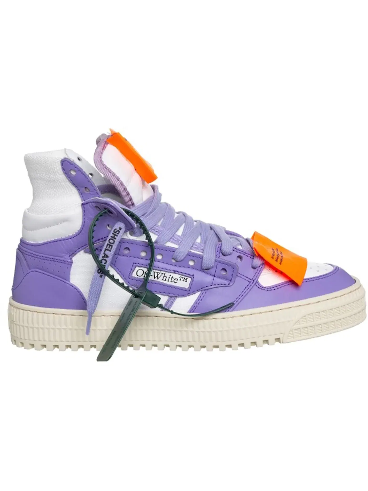 Мужские кроссовки кожаные OFF-WHITE 3.0 Off Court Leather OFF-WHITE — изображение 1 из 1, белый/фиолетовый