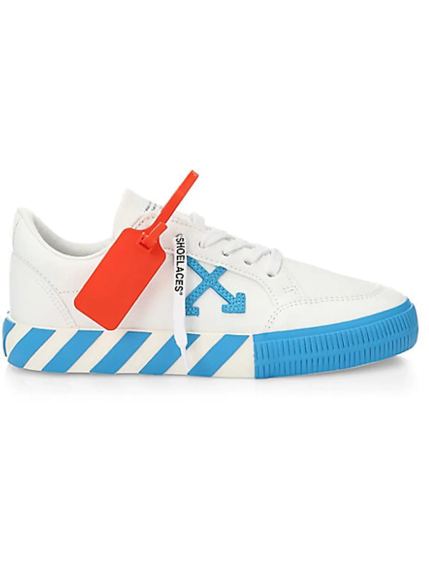 Женские кроссовки с принтом OFF-WHITE Arrow Low Top OFF-WHITE — изображение 1 из 1, белый/синий