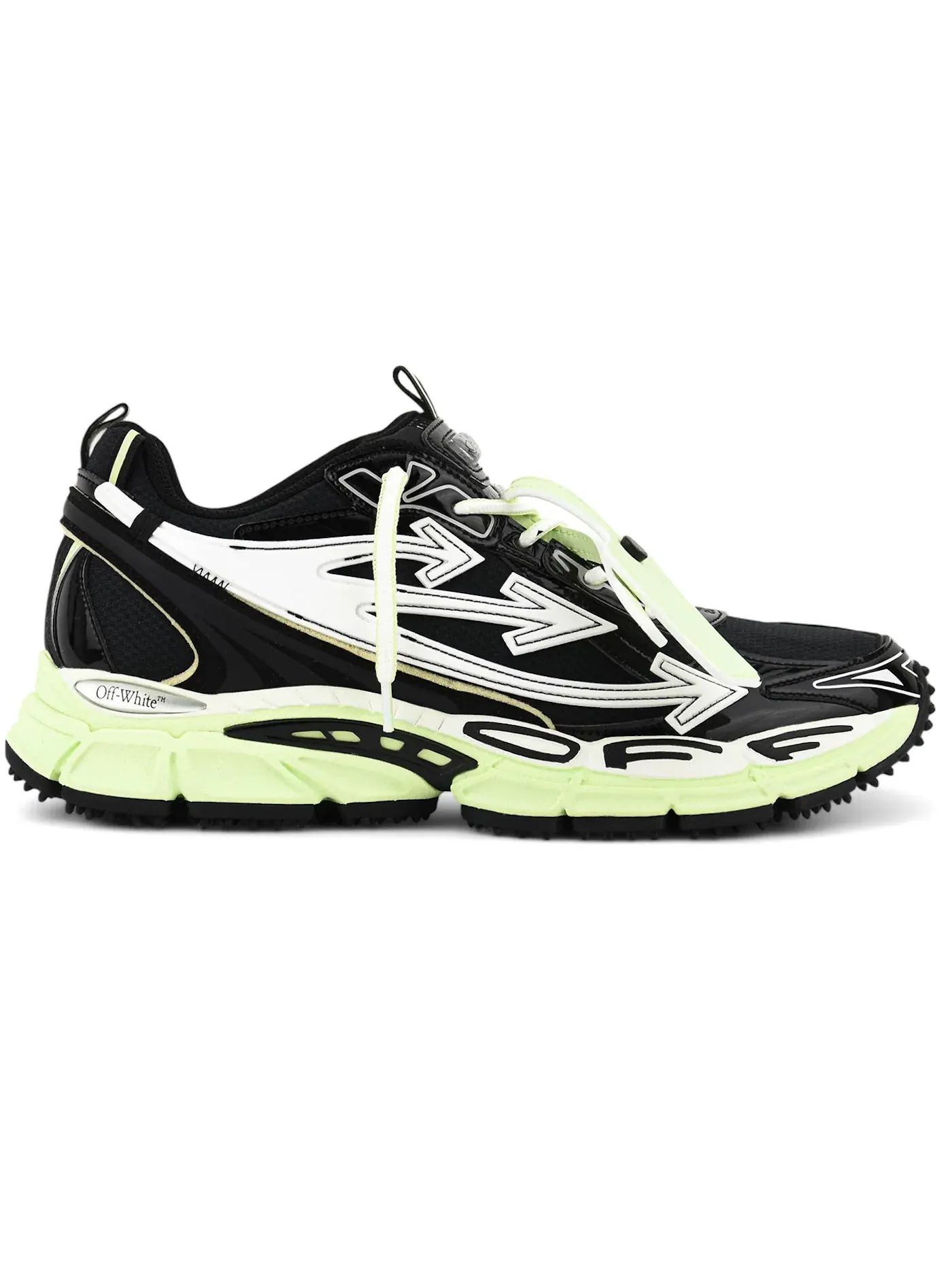 Мужские кроссовки с принтом OFF-WHITE Be Right Back — изображение 1 из 1, черный