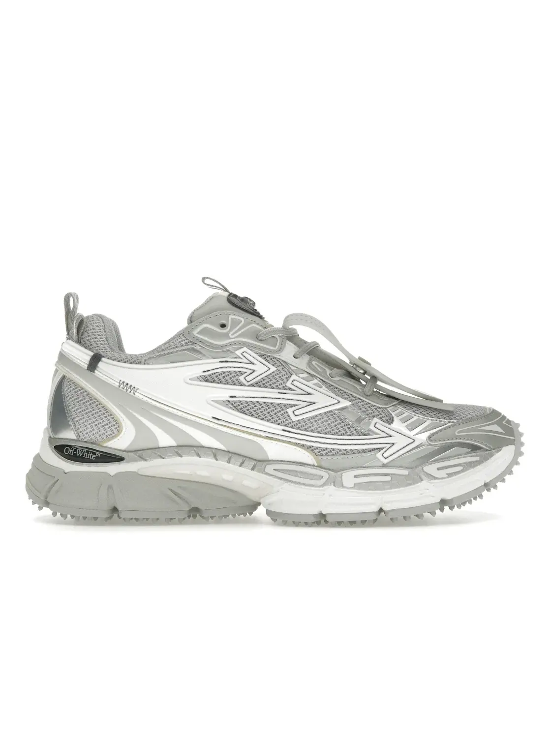 Мужские кроссовки с серебристым оттенком OFF-WHITE Be Right Back — изображение 1 из 4, серый/серебристый