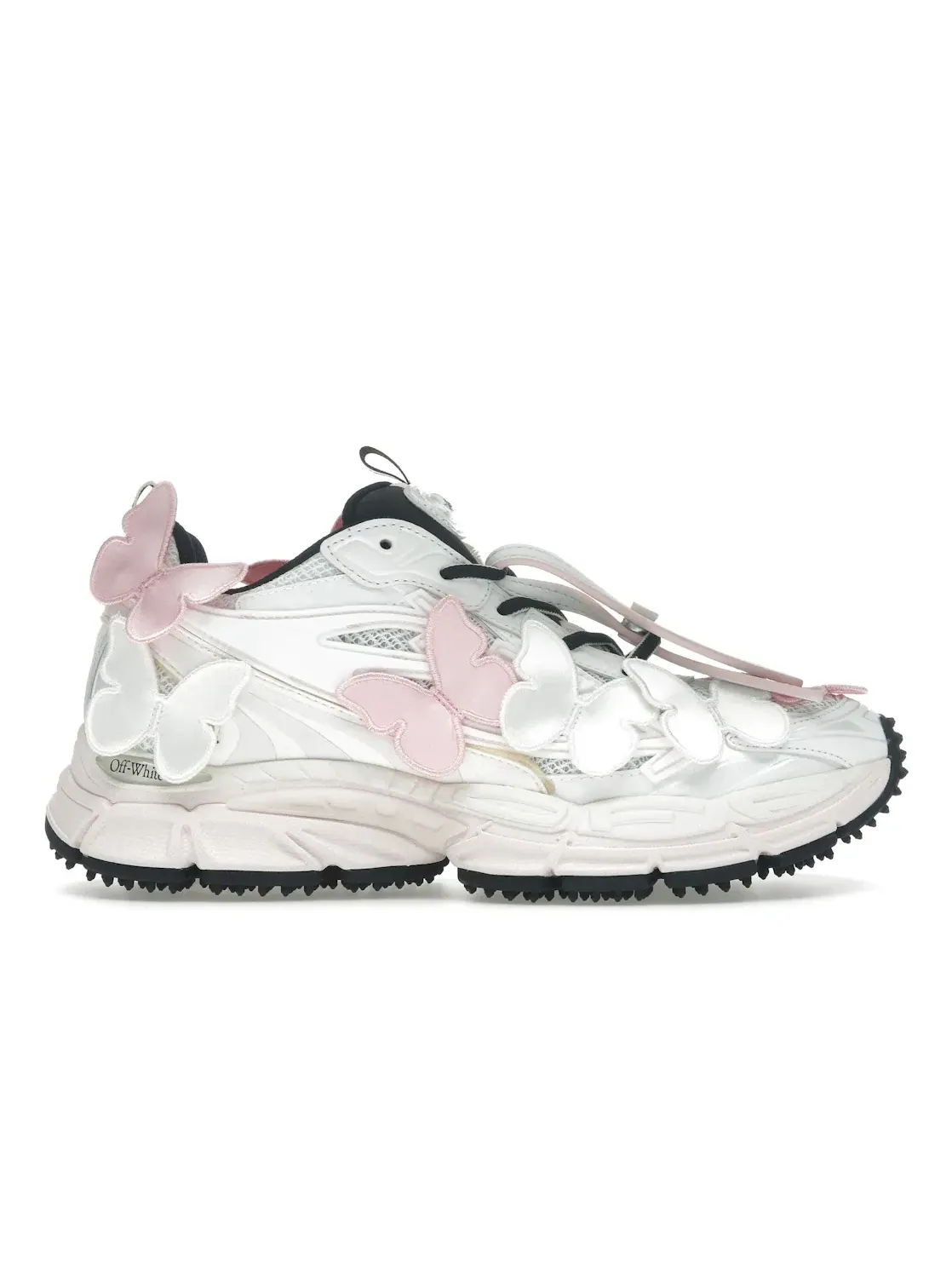 Женские кроссовки с принтом OFF-WHITE Be Right Back — изображение 1 из 4, розовый/белый