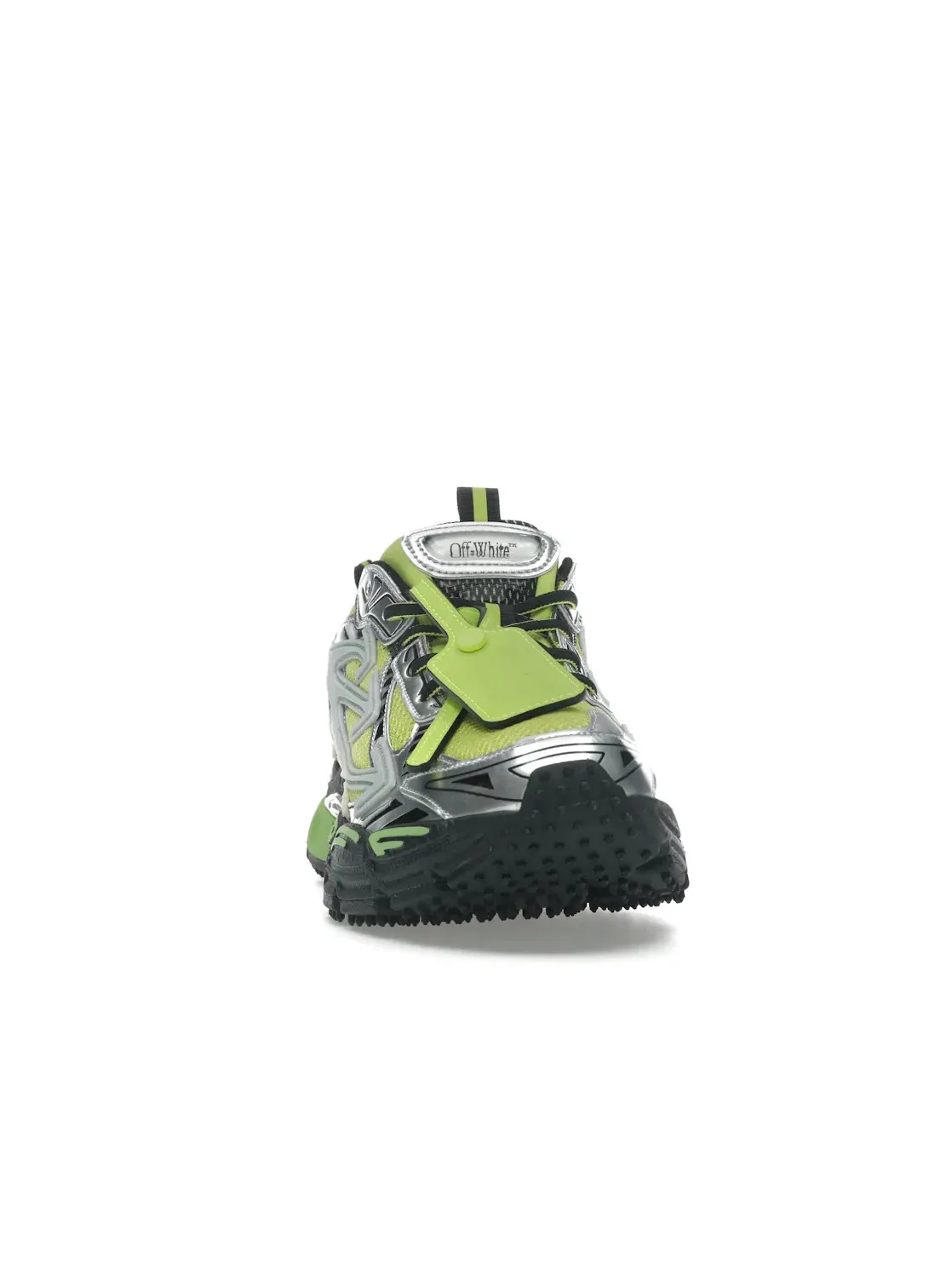 Мужские кроссовки с дизайном OFF-WHITE Be Right Back OFF-WHITE — изображение 2 из 4, серебристый зеленый
