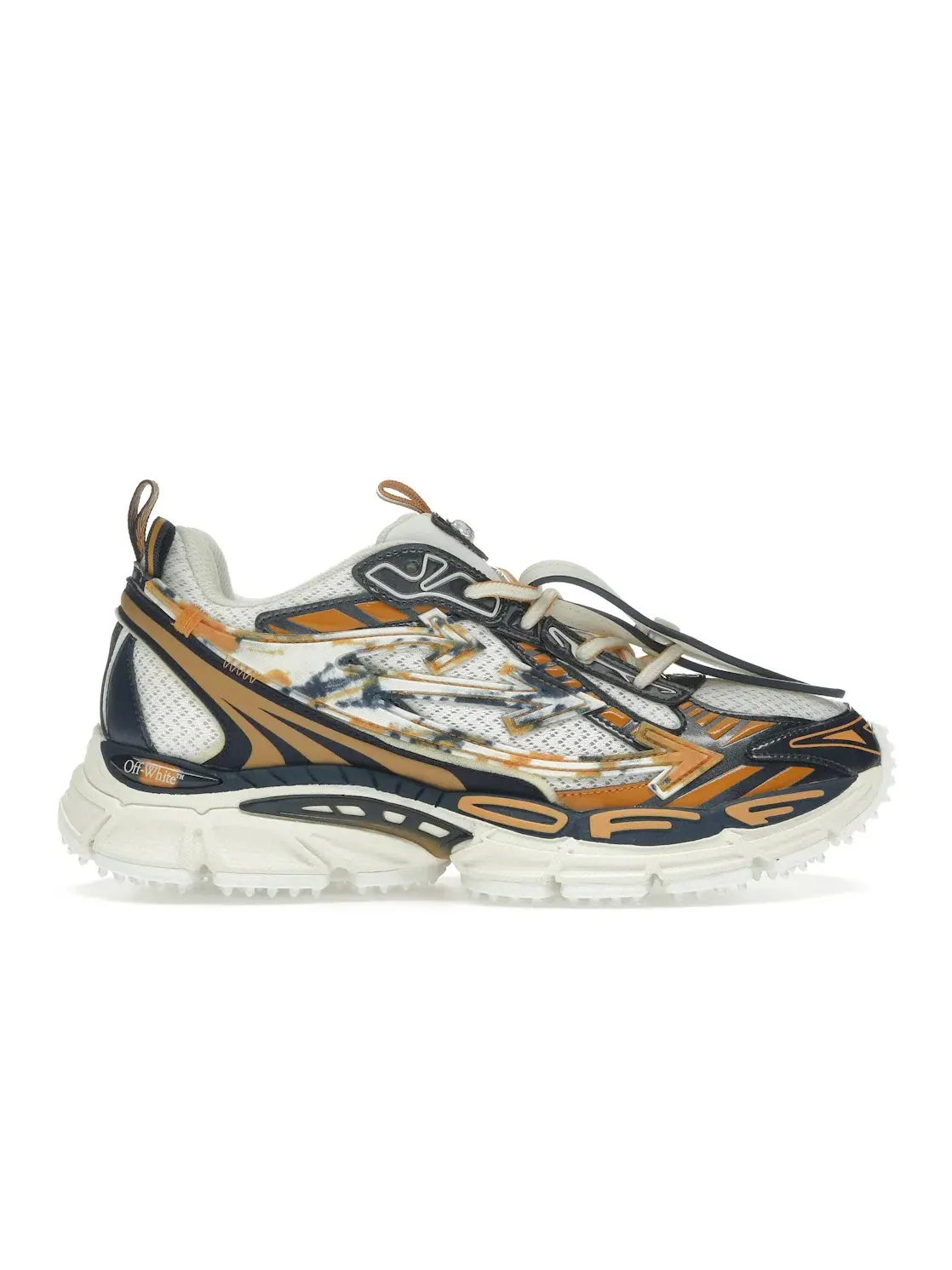 Мужские кроссовки с принтом OFF-WHITE Be Right Back OFF-WHITE — изображение 1 из 4, серебристый
