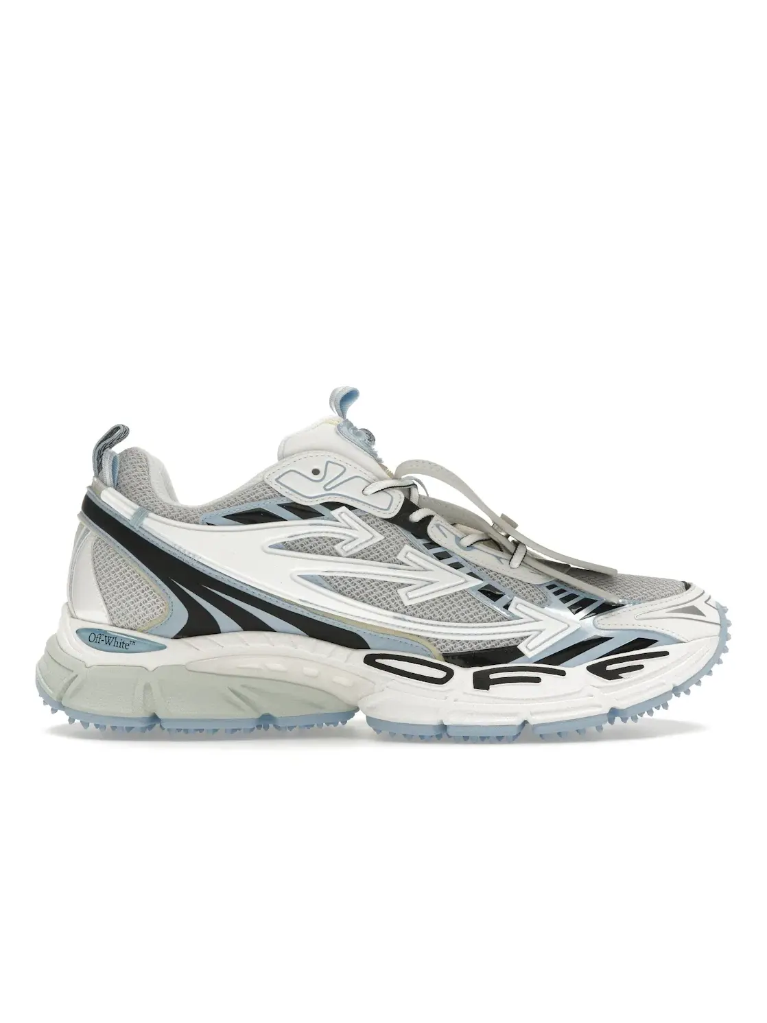 Мужские кроссовки OFF-WHITE Be Right Back — изображение 1 из 4, белый светлый синий