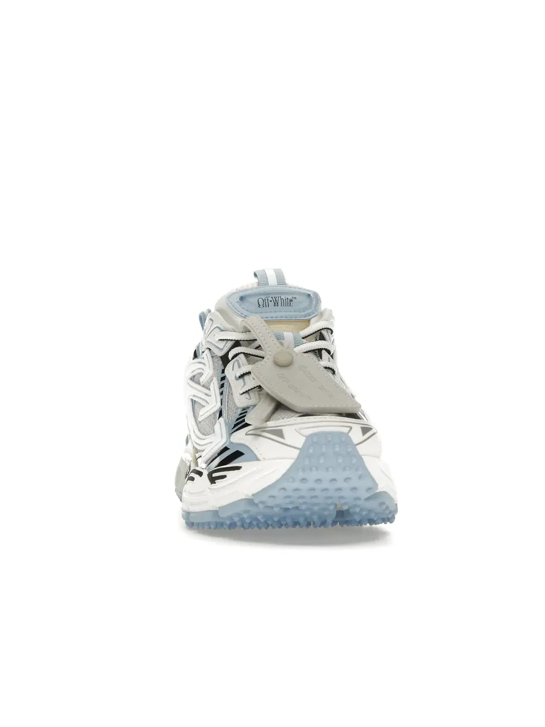 Женские кроссовки с принтом OFF-WHITE Be Right Back OFF-WHITE — изображение 2 из 4, белый/светлый синий
