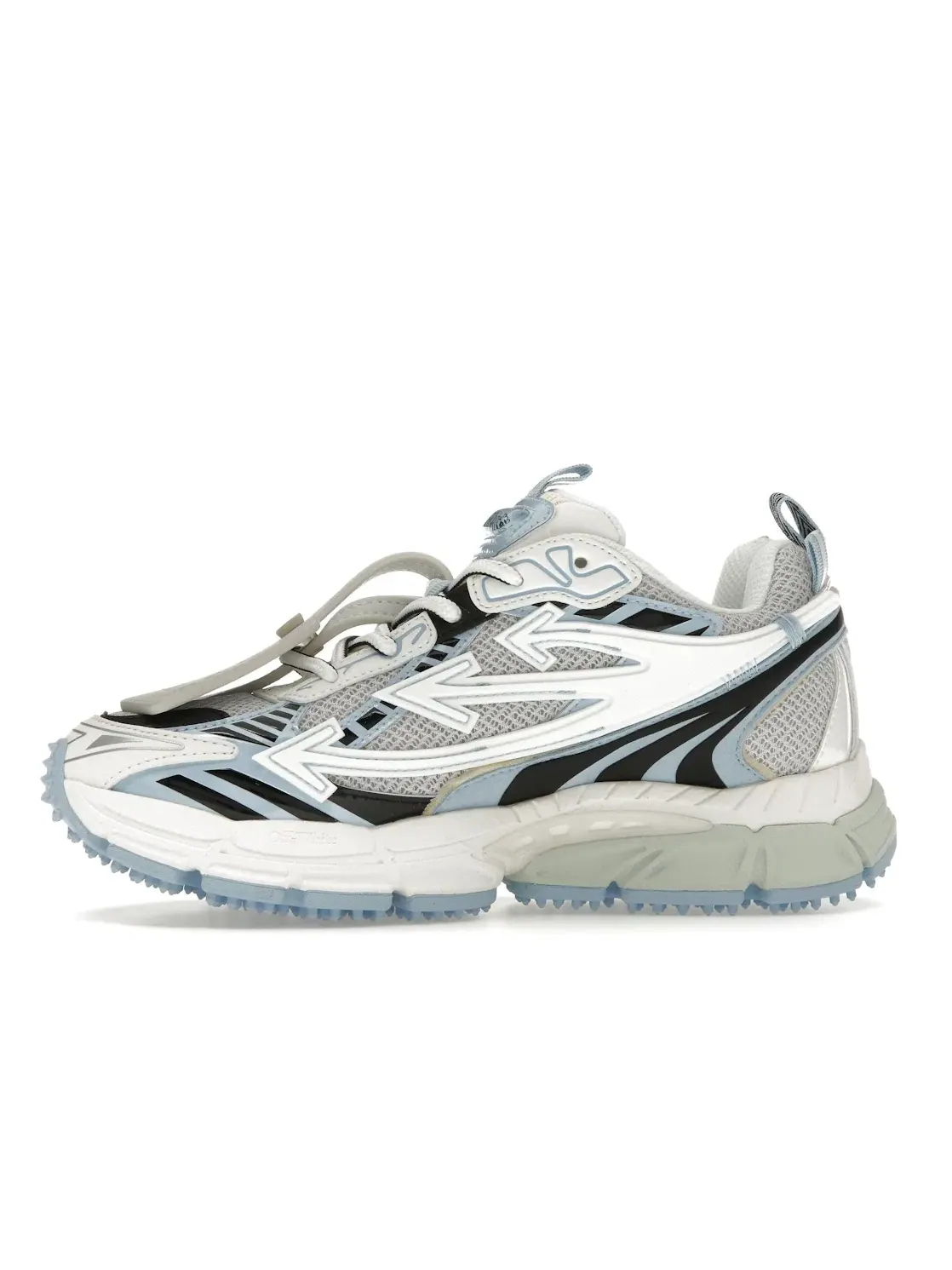 Женские кроссовки с принтом OFF-WHITE Be Right Back OFF-WHITE — изображение 3 из 4, белый/светлый синий