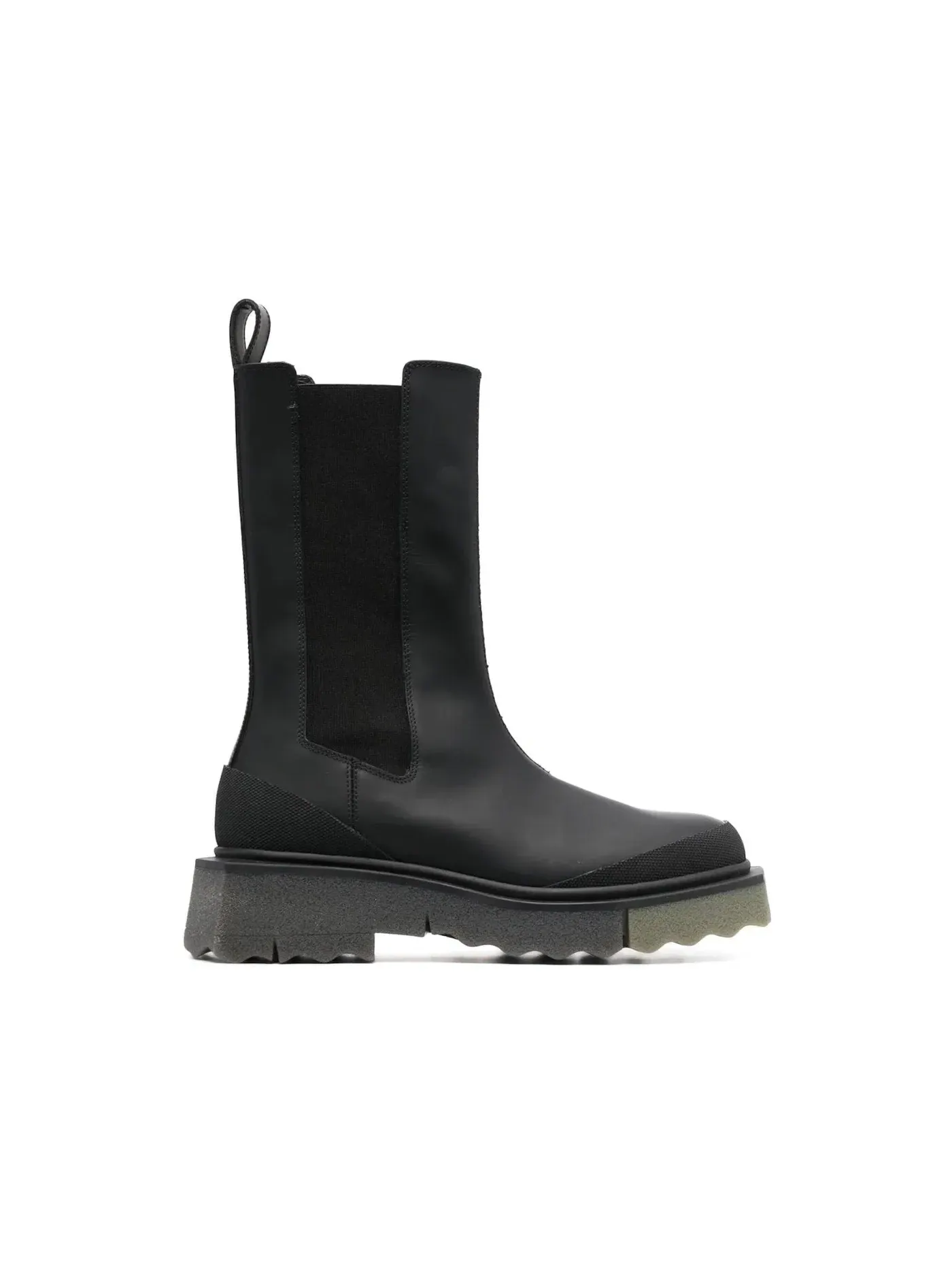 Женские ботинки-челси с телячьей кожи OFF-WHITE — изображение 1 из 1, черный