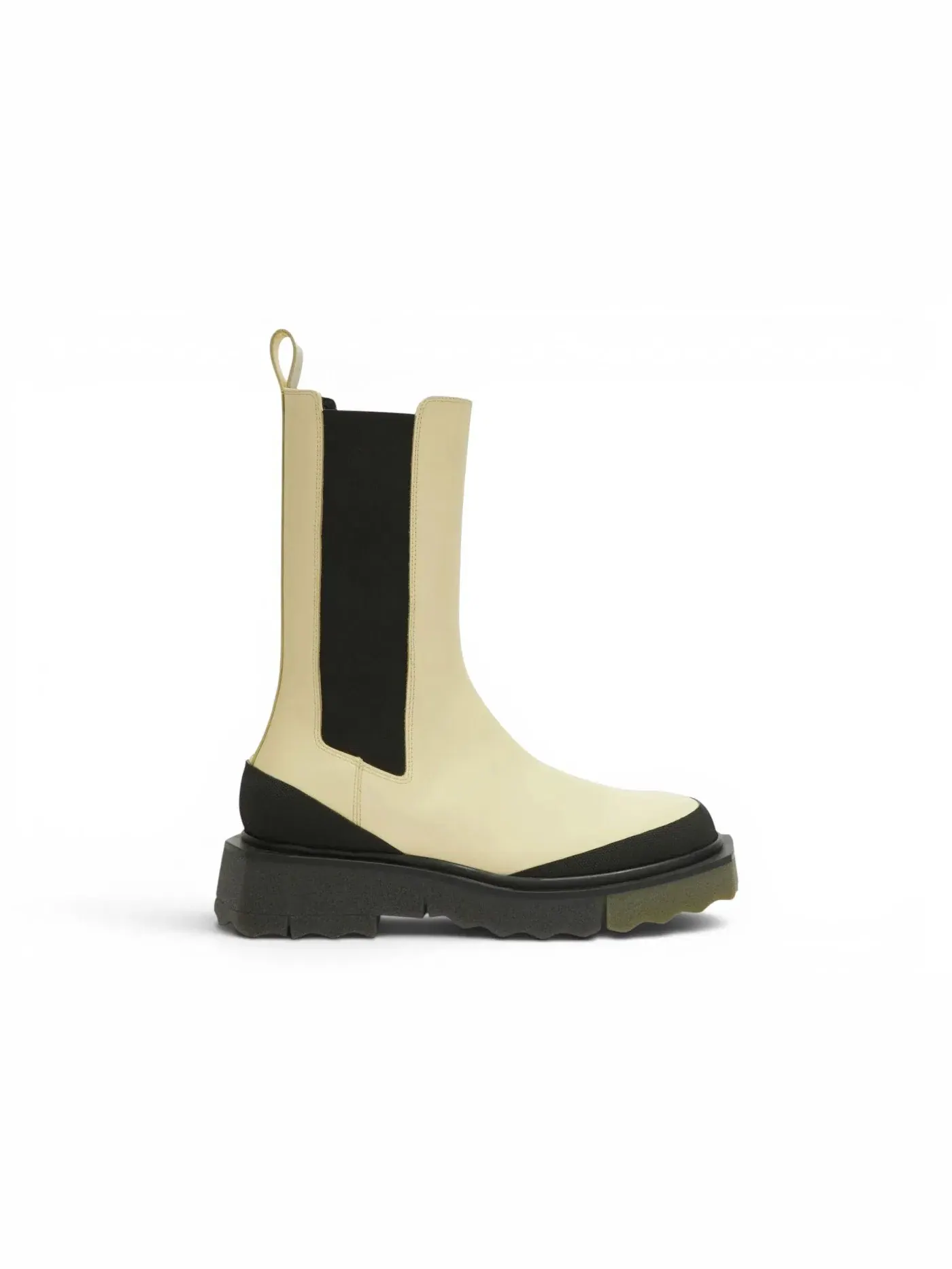 Женские ботинки-челси с принтом OFF-WHITE Calf Sponge Chelsea Boot OFF-WHITE — изображение 1 из 1, кремовый