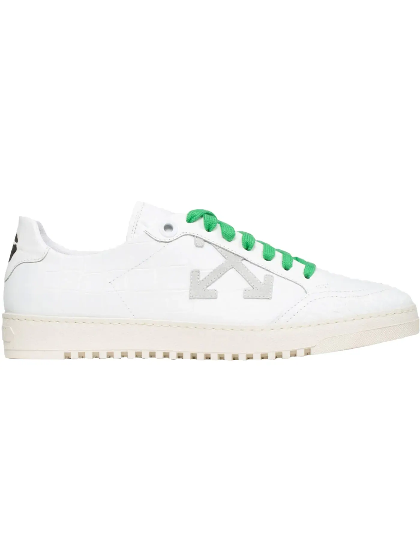 Мужские кроссовки с принтом OFF-WHITE Croco OFF-WHITE — изображение 1 из 1, белый/зеленый