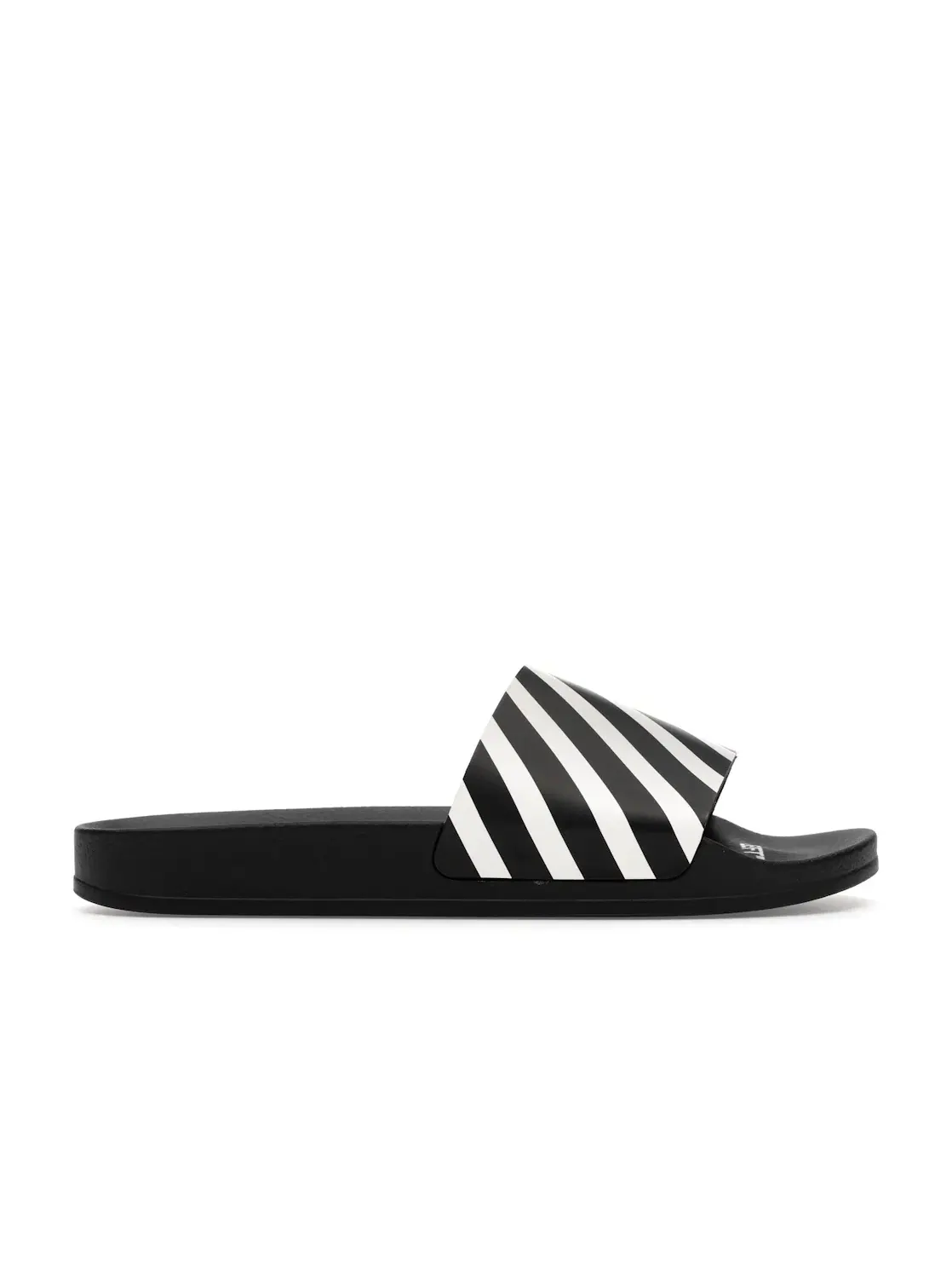 Мужские шлепанцы с диагональным принтом OFF-WHITE Diag Slider OFF-WHITE — изображение 1 из 4, белый