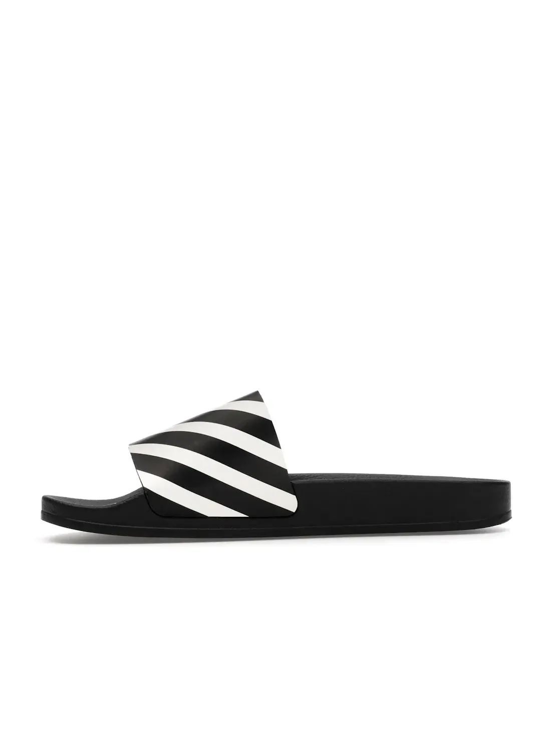 Мужские шлепанцы с диагональным принтом OFF-WHITE Diag Slider OFF-WHITE — изображение 3 из 4, белый
