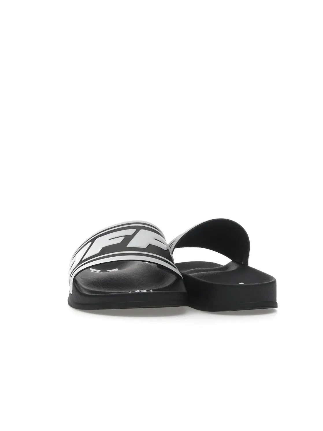 Женские шлепанцы с тисненым логотипом OFF-WHITE Embossed Logo Pool Slides OFF-WHITE — изображение 2 из 4, черный/белый