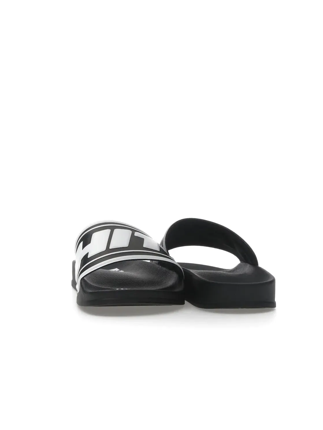 Женские шлепанцы с тисненым логотипом OFF-WHITE Embossed Logo Pool Slides OFF-WHITE — изображение 4 из 4, черный/белый