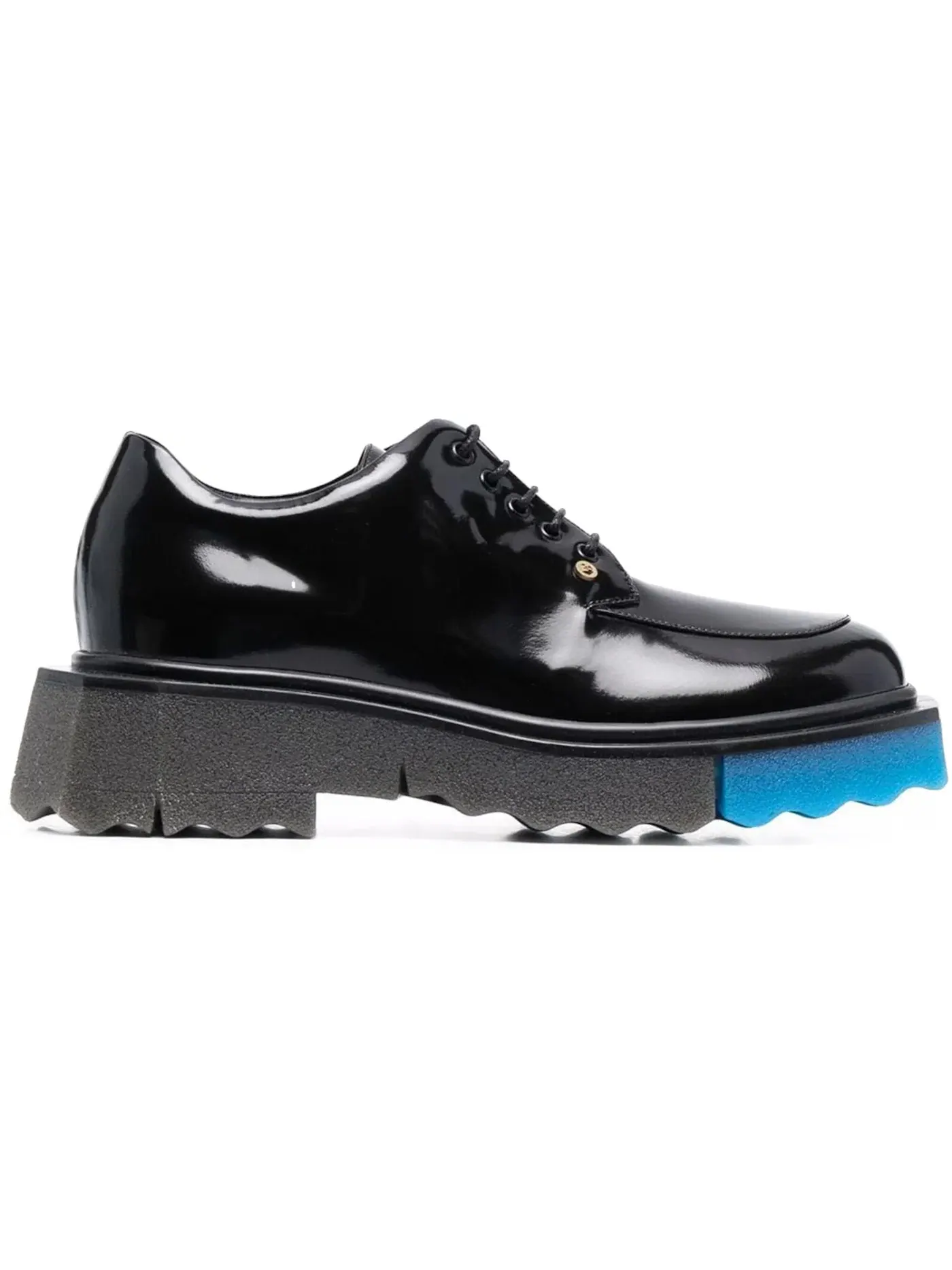 Женские кроссовки OFF-WHITE High-Shine — изображение 1 из 1, черный/синий
