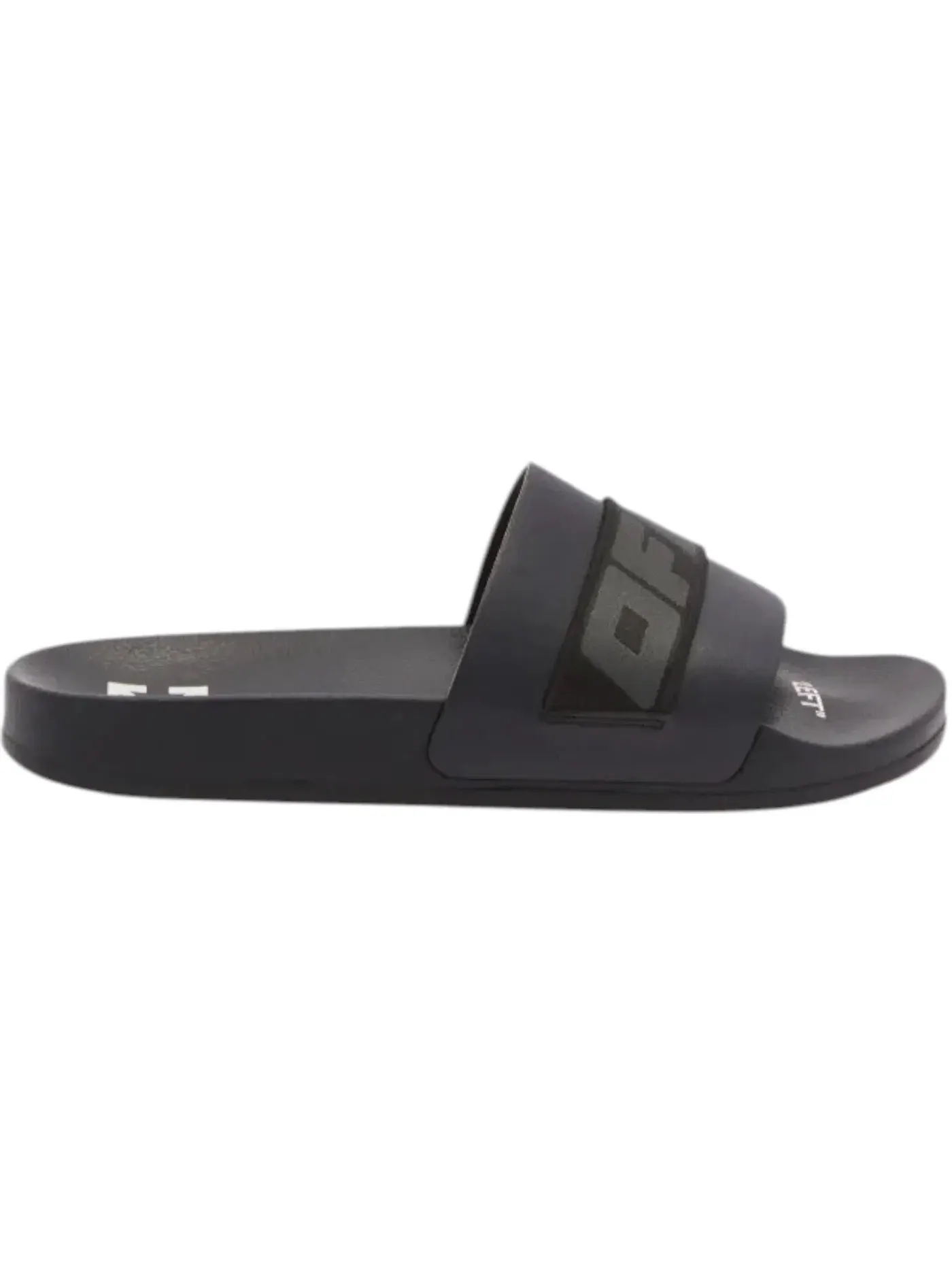 Мужские шлепанцы с ремнем OFF-WHITE Industrial Belt Slides — изображение 1 из 1, черный/белый
