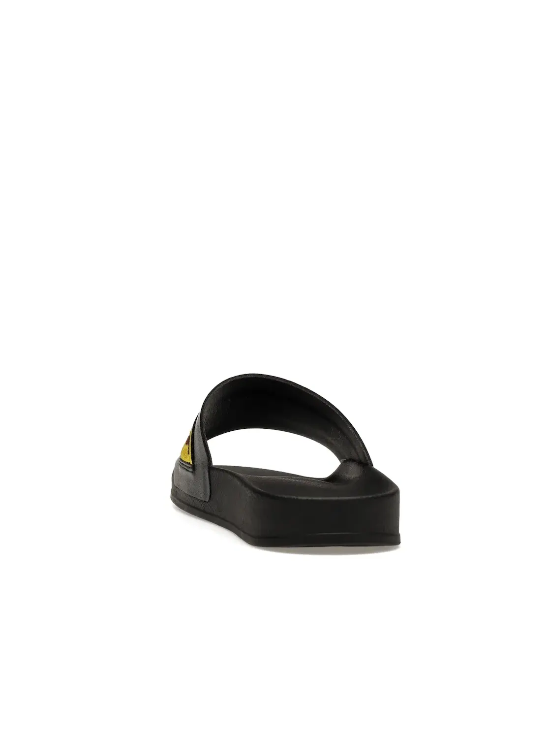 Мужские шлепанцы с ремешком OFF-WHITE Industrial Belt Slides — изображение 4 из 4, черный/желтый