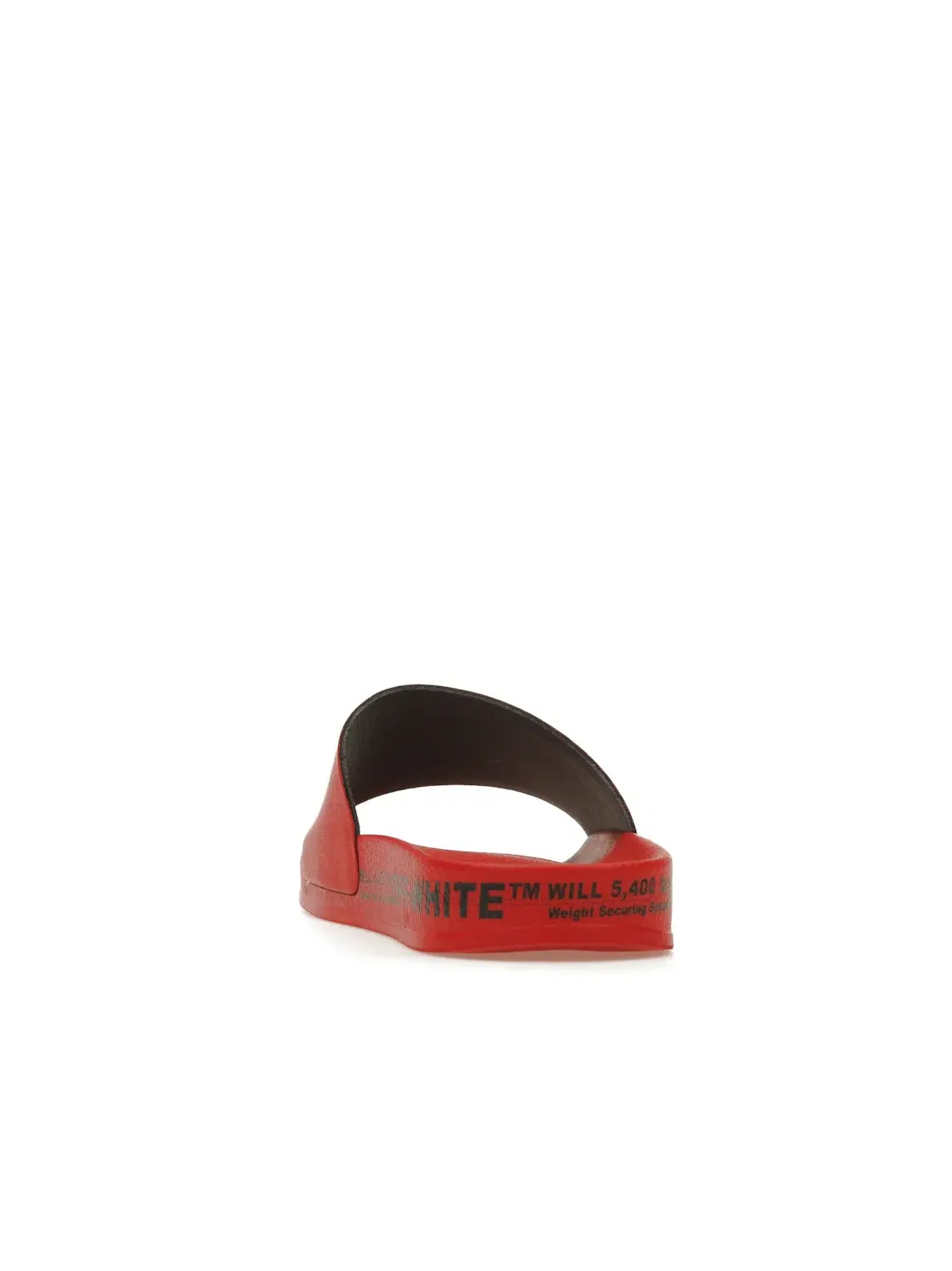 Мужские шлепанцы с ремнем Industrial Belt OFF-WHITE — изображение 4 из 4, красный/черный