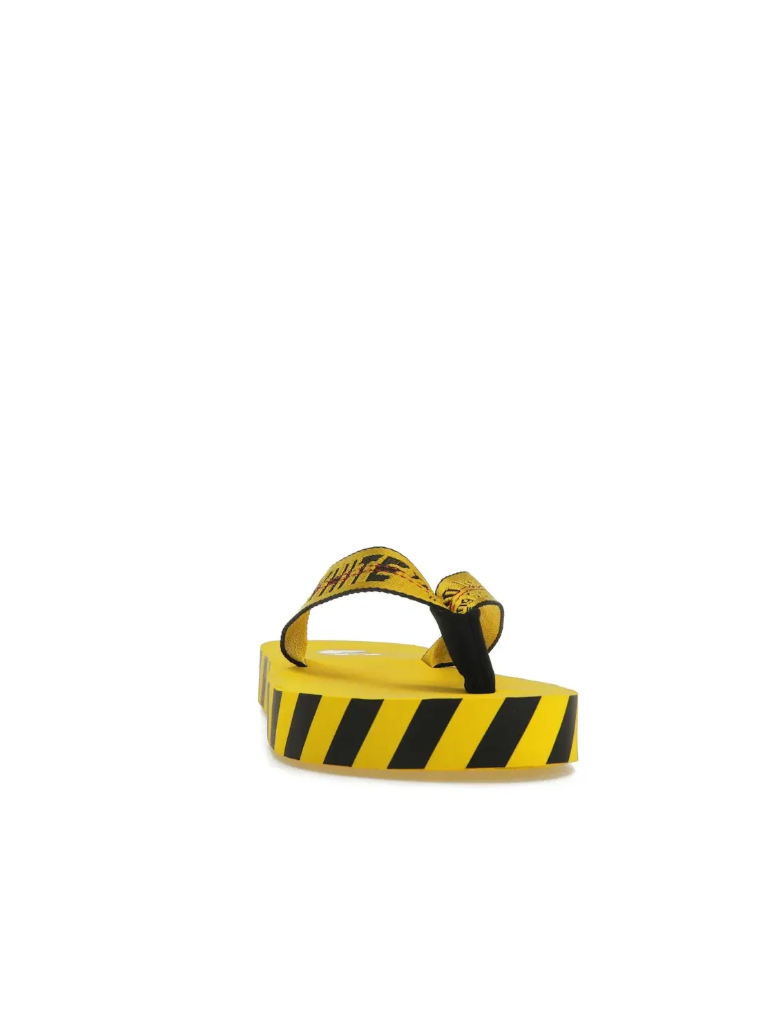 Мужские шлепанцы с принтом OFF-WHITE Industrial Flip Flops OFF-WHITE — изображение 2 из 4, желтый/черный