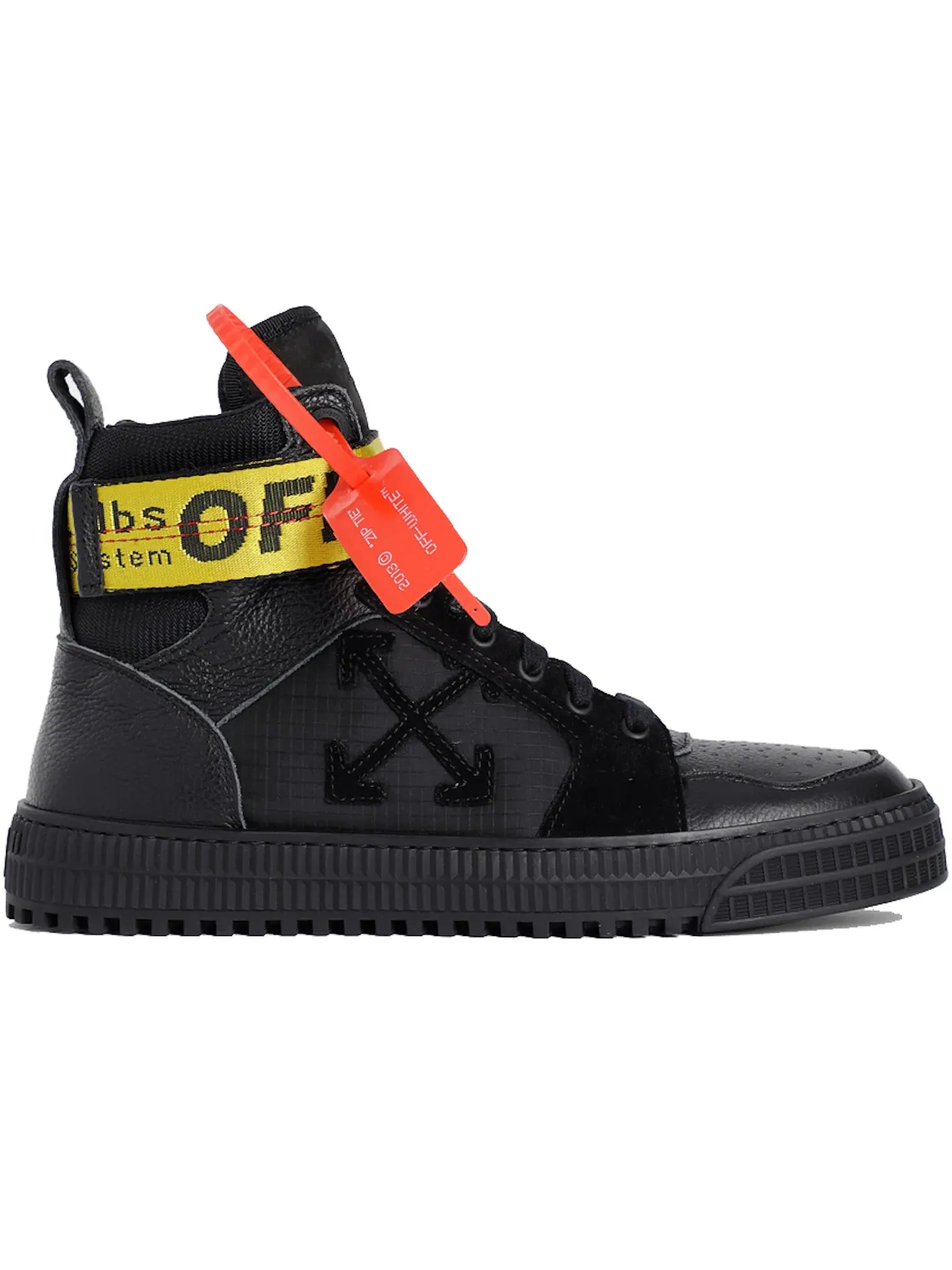 Мужские кроссовки высокие OW Industrial Hi Top OFF-WHITE — изображение 1 из 1, черный