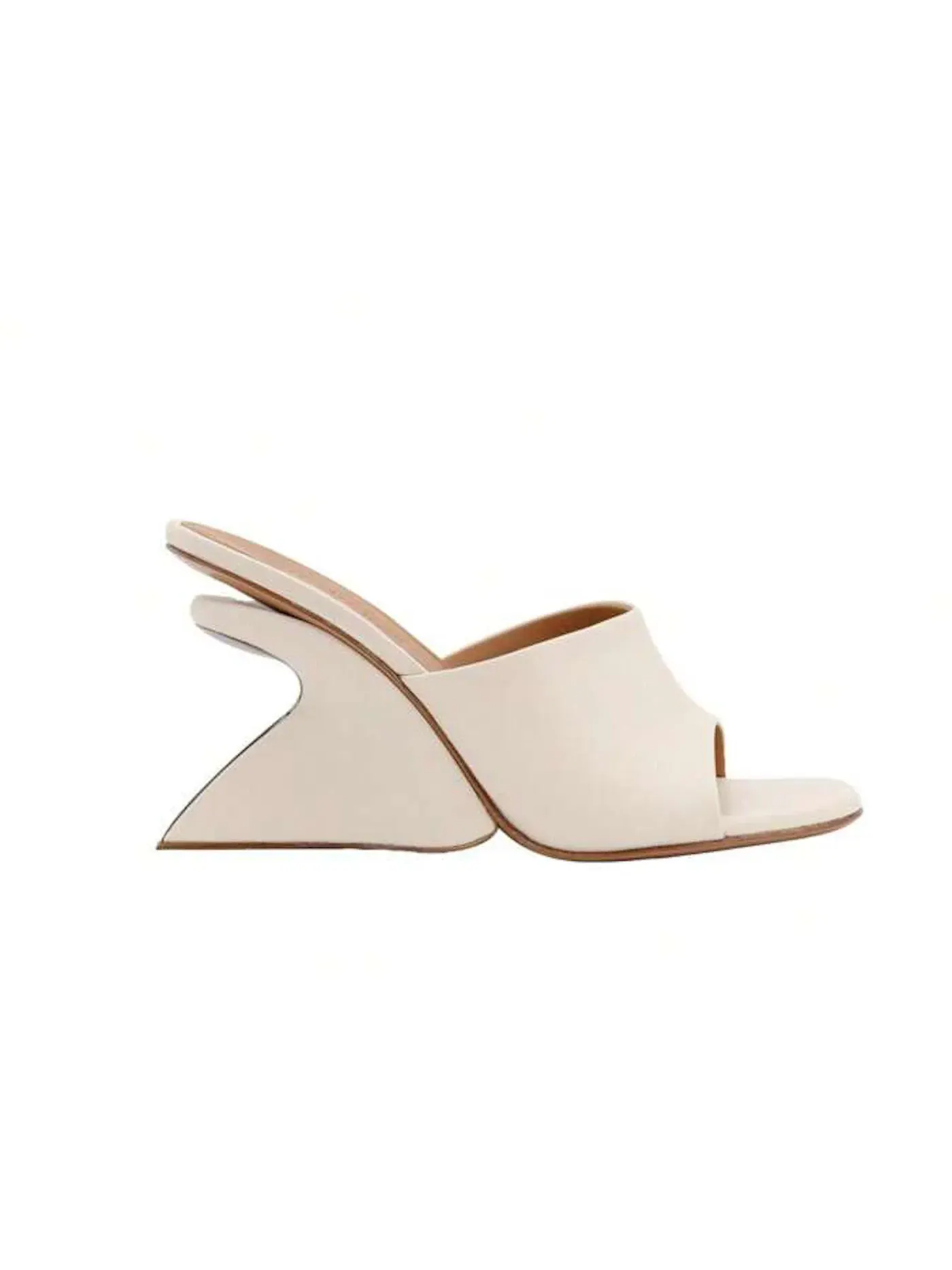Женские босоножки на танкетке OFF-WHITE — изображение 1 из 1, белый