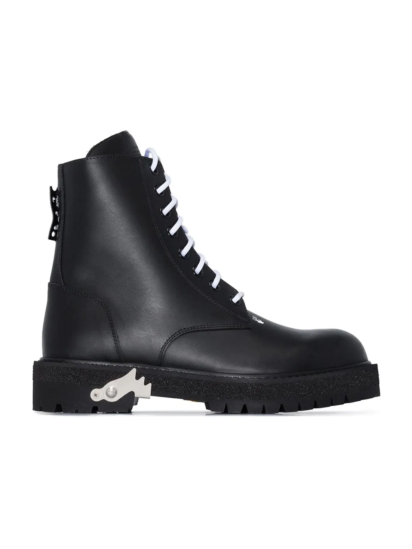 Мужские ботинки со шнуровкой OFF-WHITE — изображение 1 из 1, черный/черный