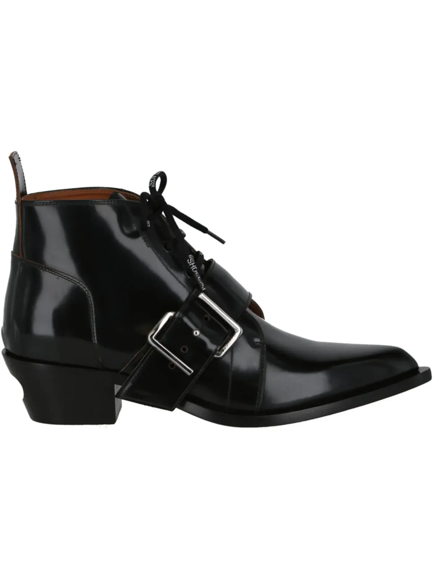 Мужские кожаные ботинки OFF-WHITE — изображение 1 из 1, черный