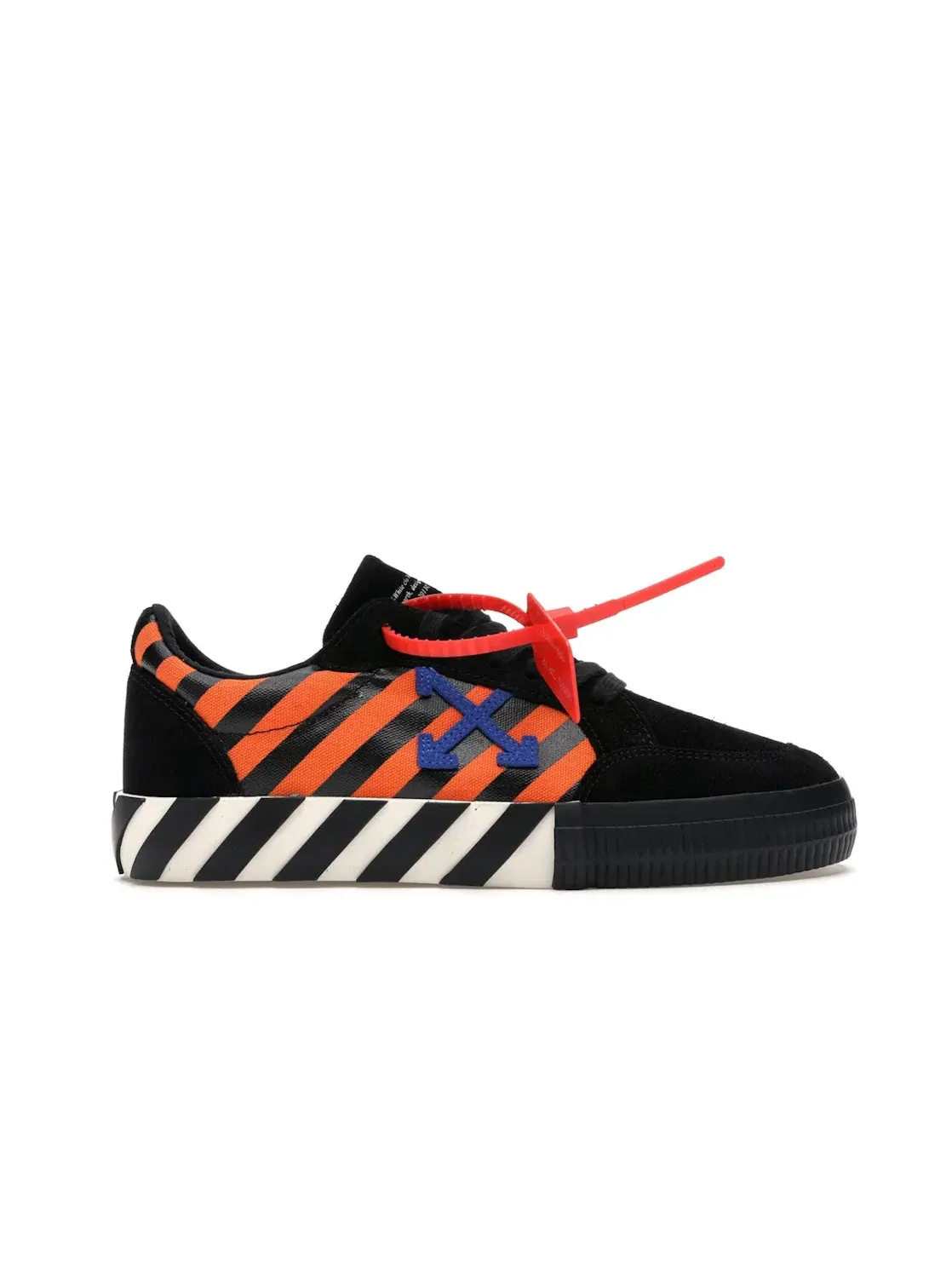 Мужские кроссовки с логотипом OFF-WHITE Low Vulc OFF-WHITE — изображение 1 из 4, черный/оранжевый