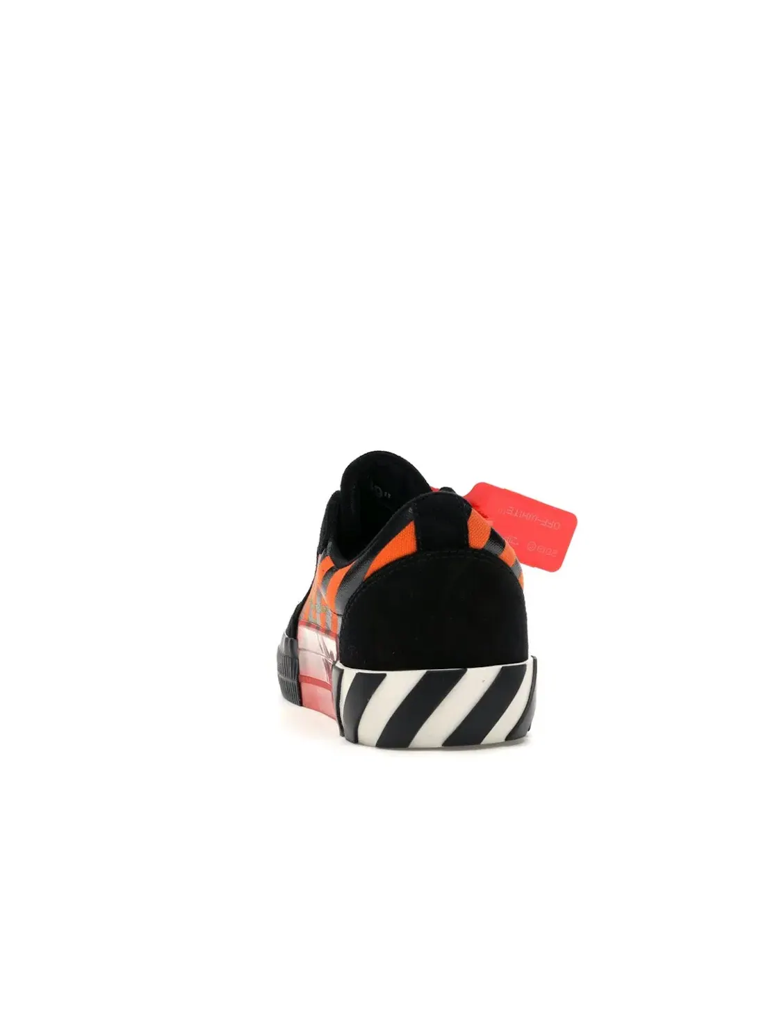 Мужские кроссовки с логотипом OFF-WHITE Low Vulc OFF-WHITE — изображение 4 из 4, черный/оранжевый