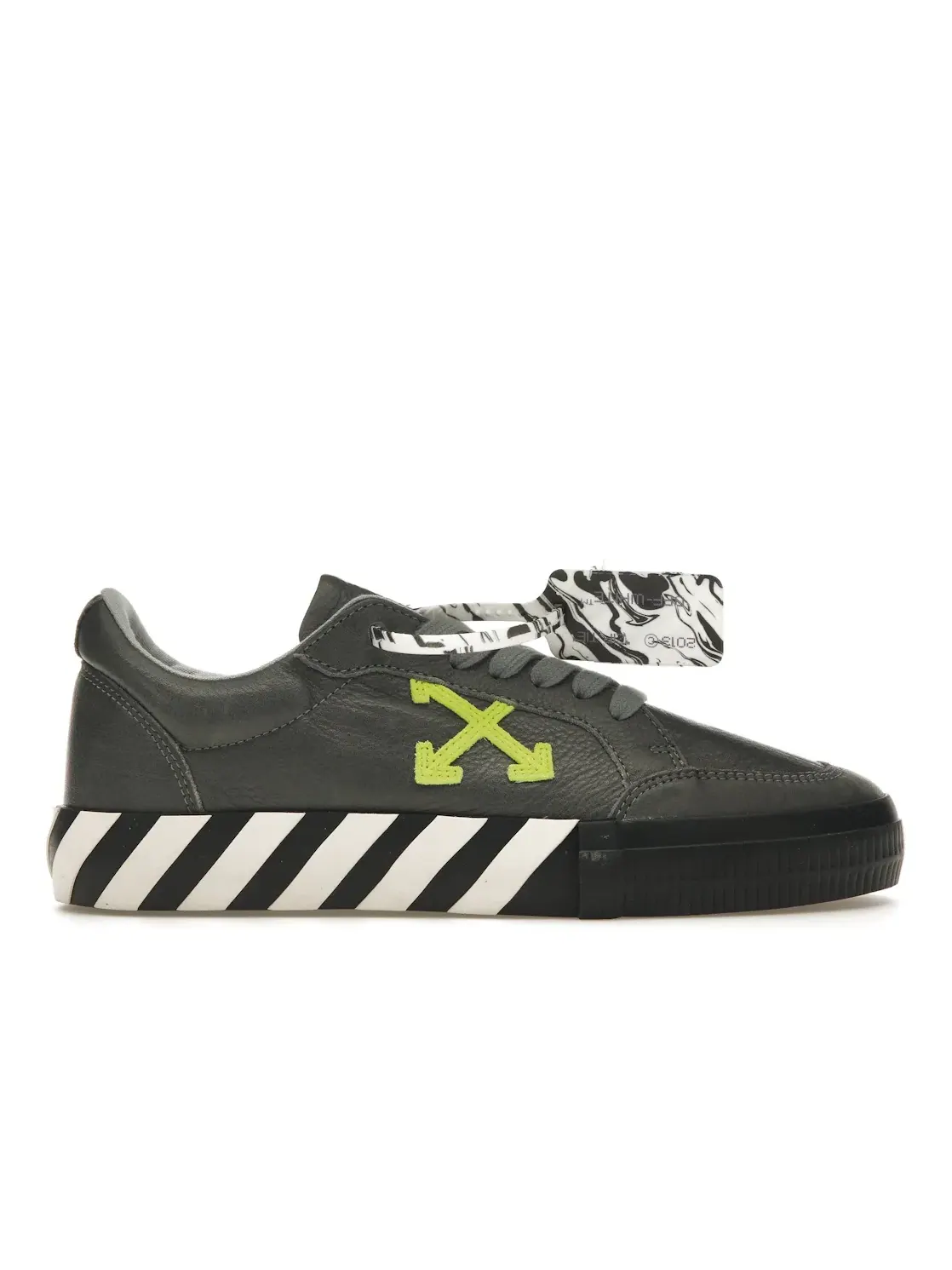 Мужские кроссовки с низким верхом OFF-WHITE Low Vulc OFF-WHITE — изображение 1 из 4, серый/зеленый