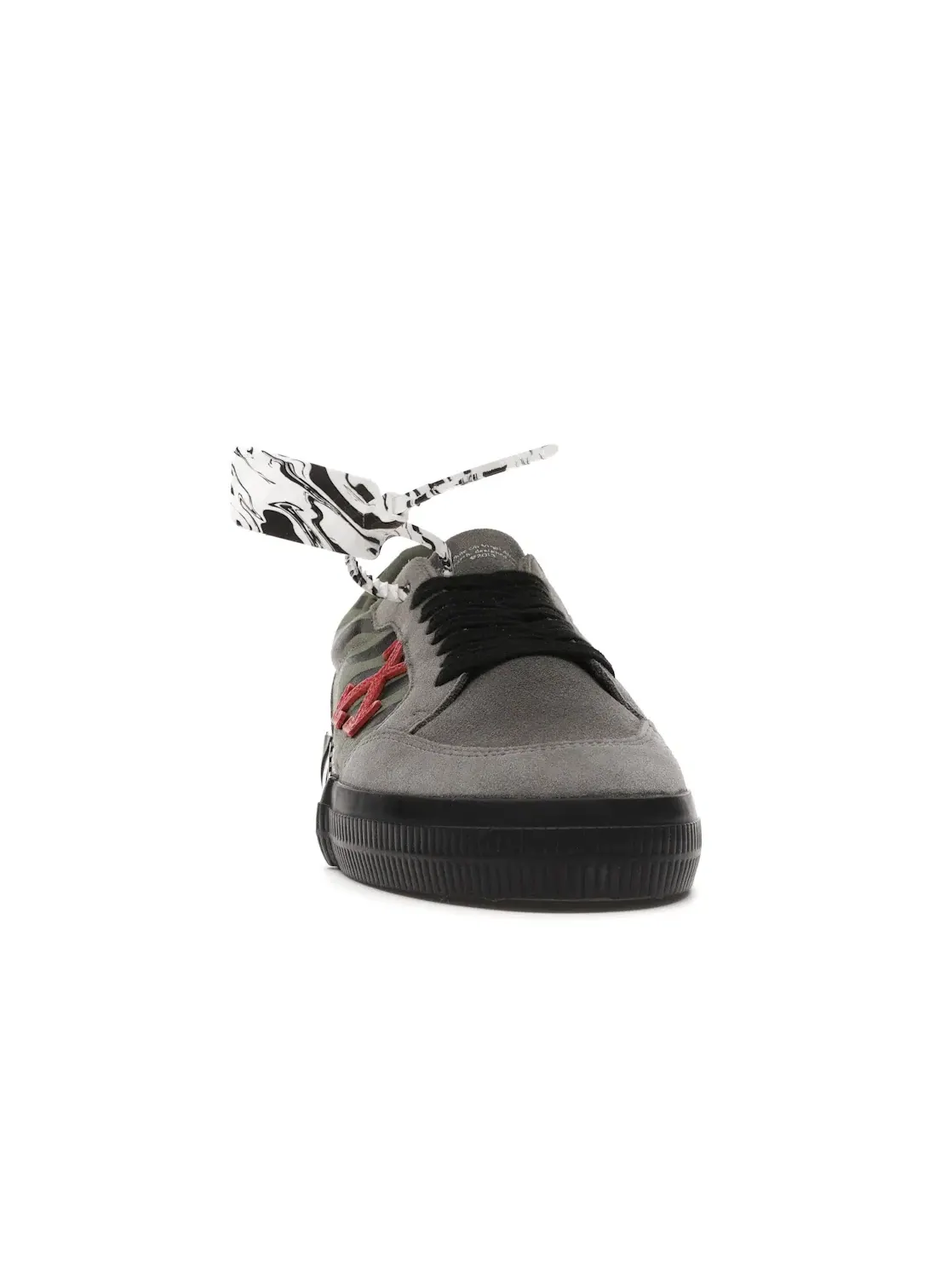 Мужские кроссовки на низкой подошве OFF-WHITE Low Vulc OFF-WHITE — изображение 2 из 4, хаки/красный