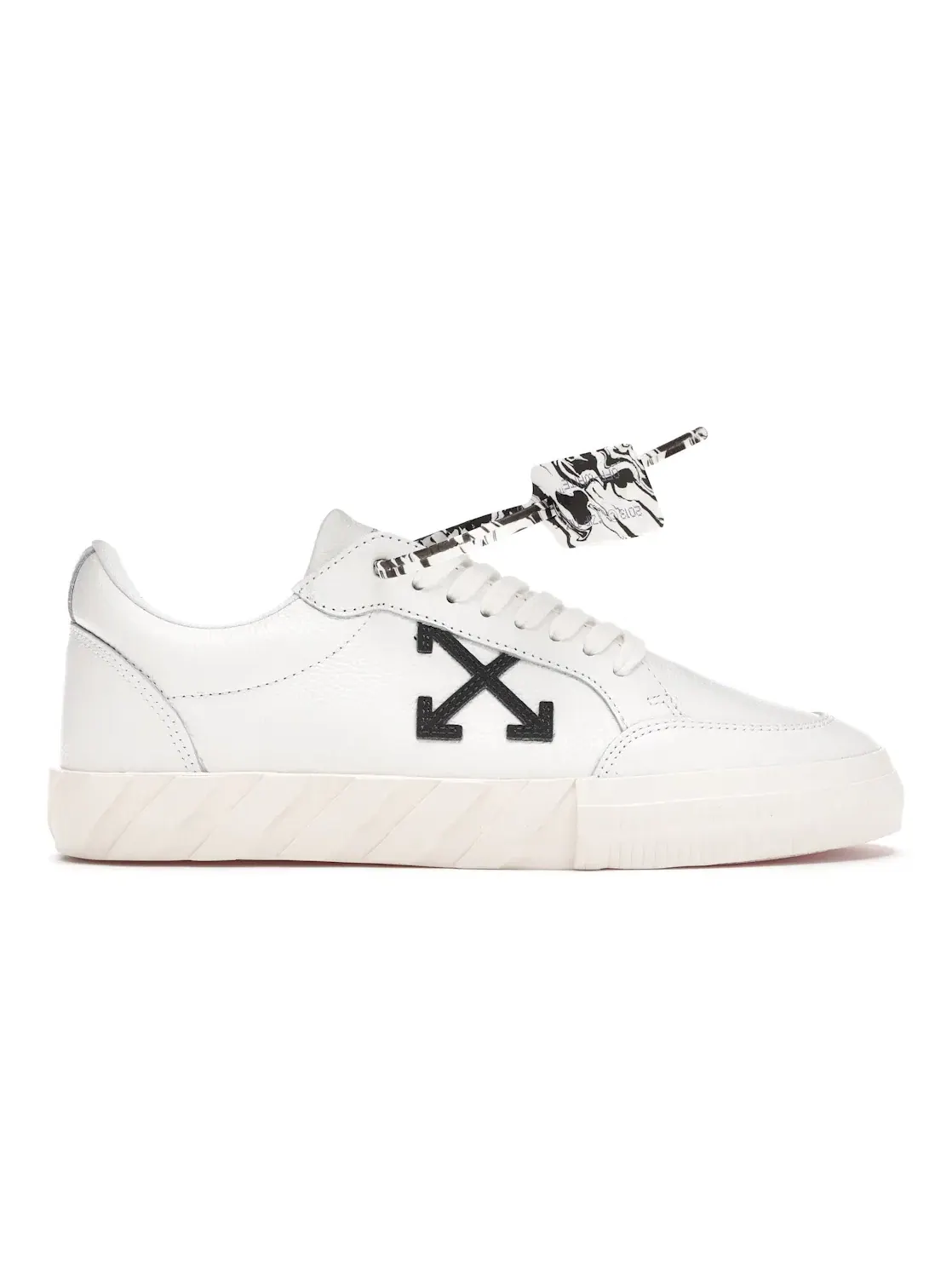 Мужские кроссовки с низким верхом OFF-WHITE Low Vulc OFF-WHITE — изображение 1 из 4, белый/черный