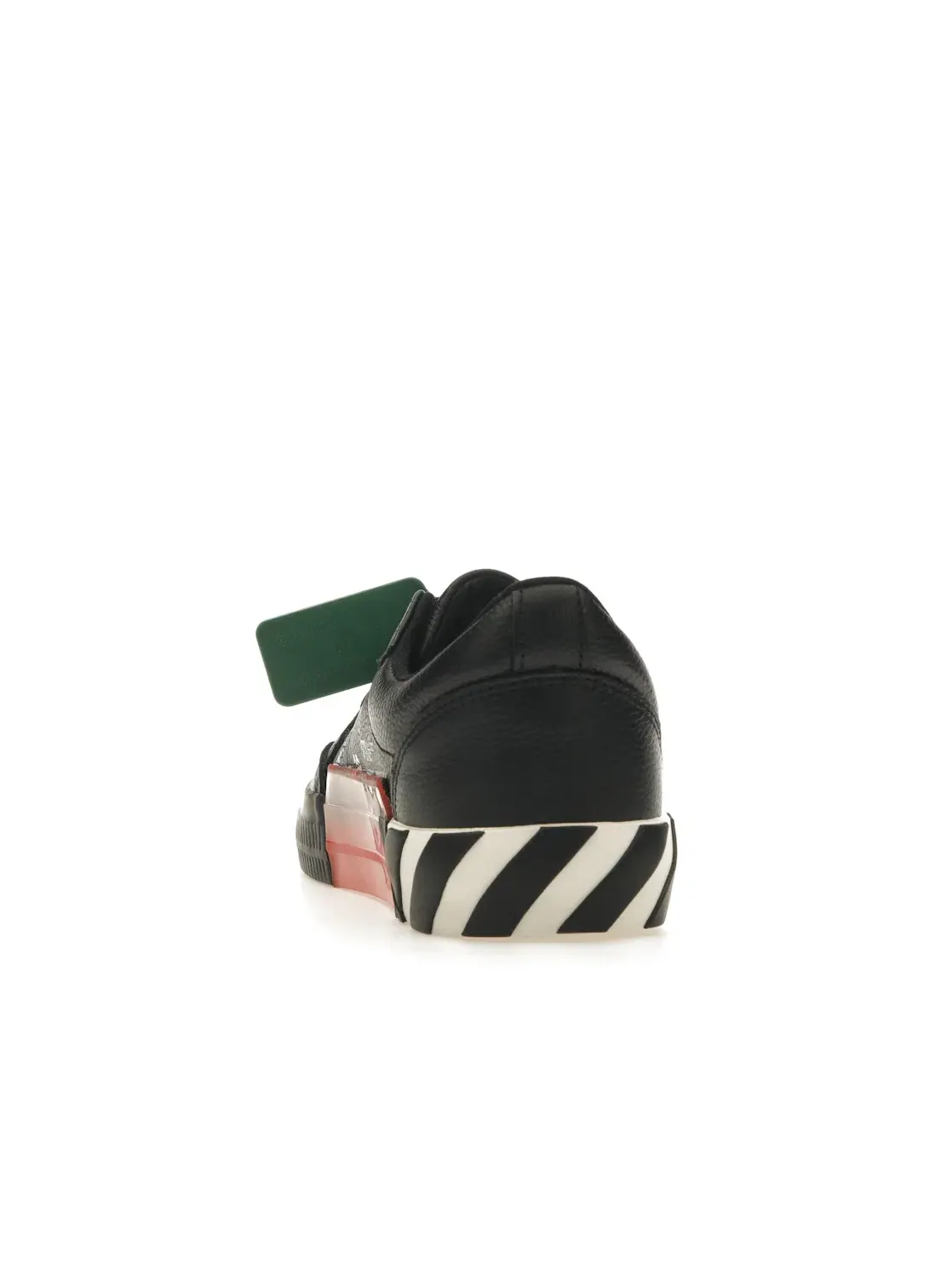 Женские кроссовки OFF-WHITE Low Vulcanized Leather — изображение 4 из 4, черный/белый