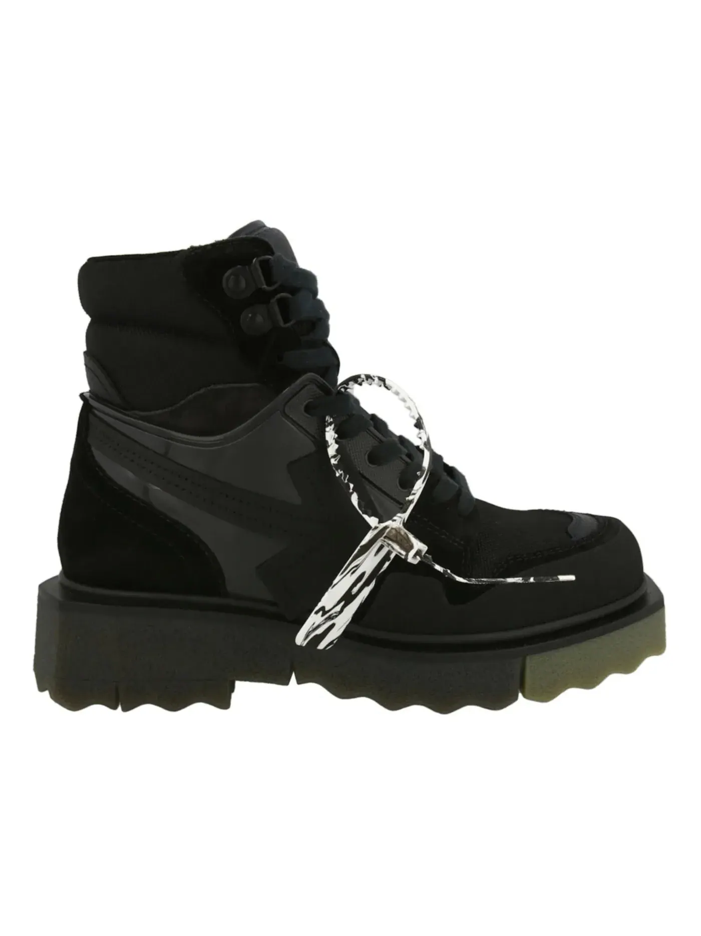 Мужские ботинки для хайкинга OFF-WHITE Mens Hiking Sponge Sneakerboot — изображение 1 из 1, черный