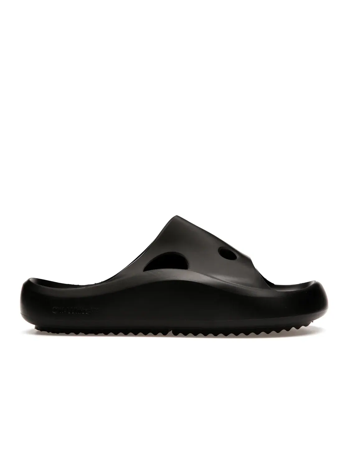 Мужские шлепанцы с логотипом OFF-WHITE Meteor Rubber Slides OFF-WHITE — изображение 1 из 4, черный