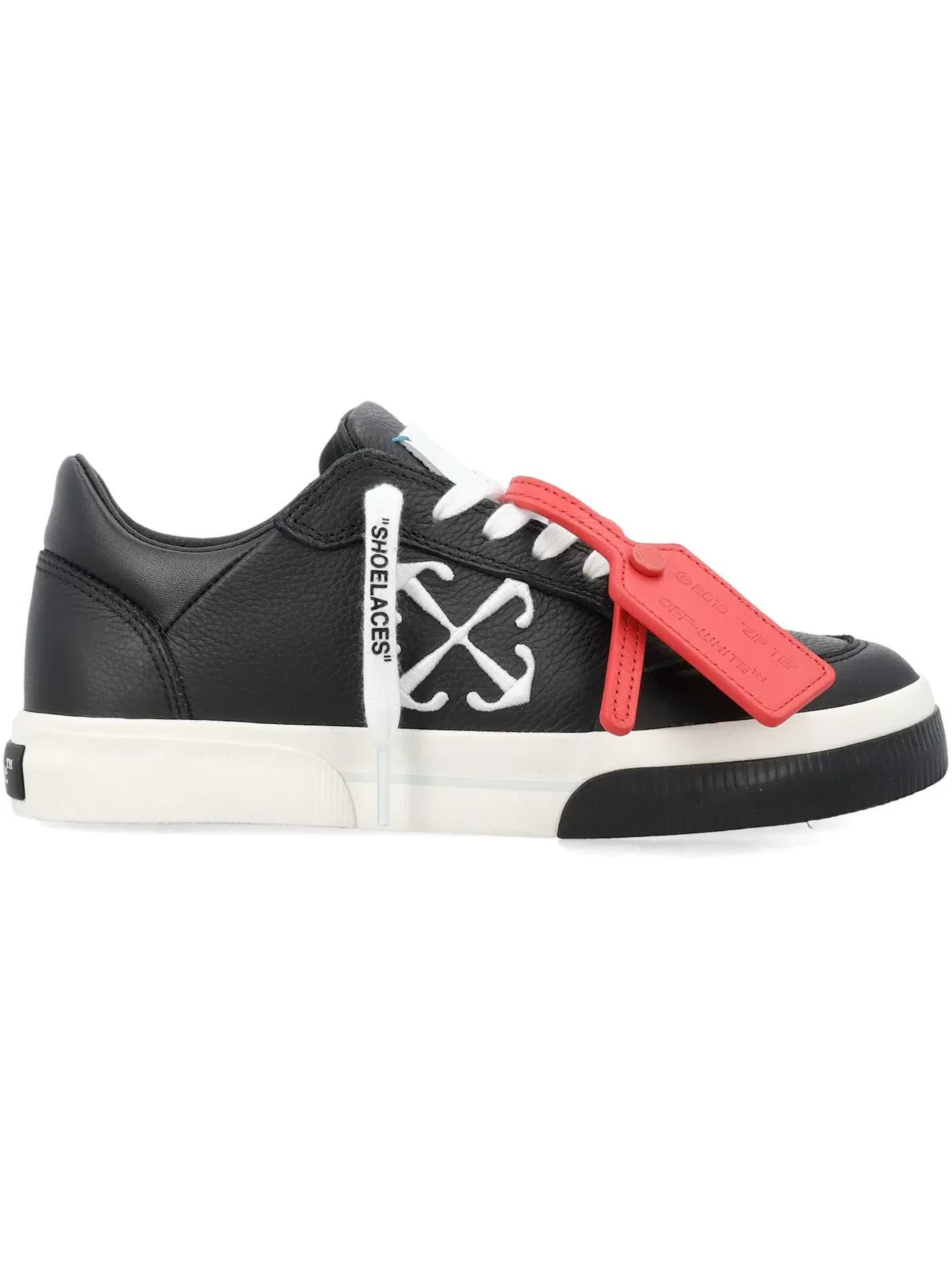 Мужские кроссовки New Low Vulcanized OFF-WHITE — изображение 1 из 1, черный/белый