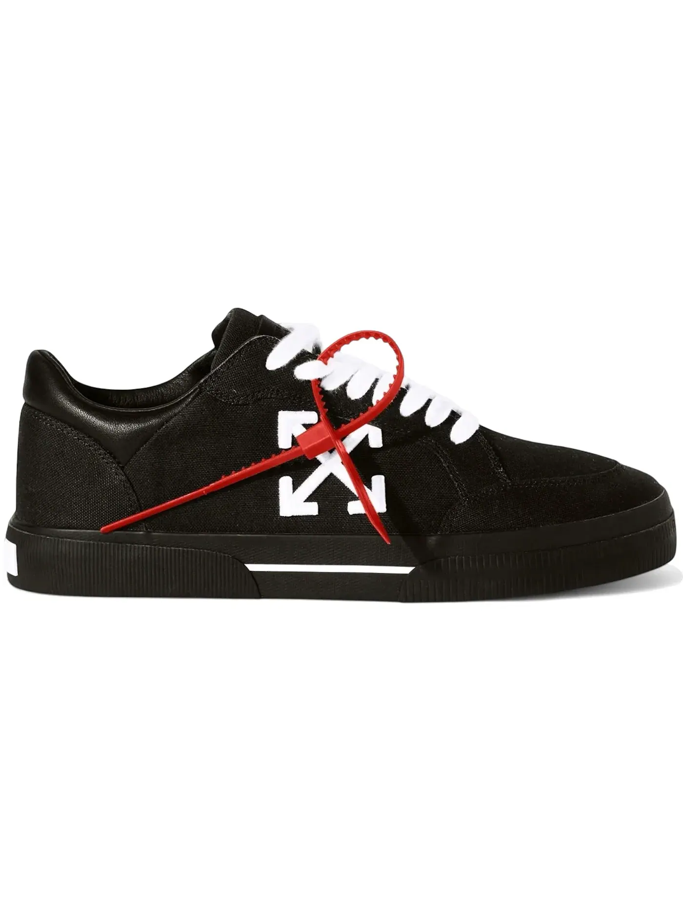 Мужские кроссовки с вулканизированной подошвой OFF-WHITE New Low Vulcanized OFF-WHITE — изображение 1 из 1, черный/белый