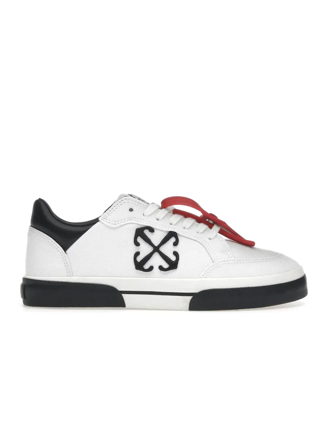 Мужские кроссовки с низким верхом OFF-WHITE New Low Vulcanized — изображение 1 из 4, белый/черный