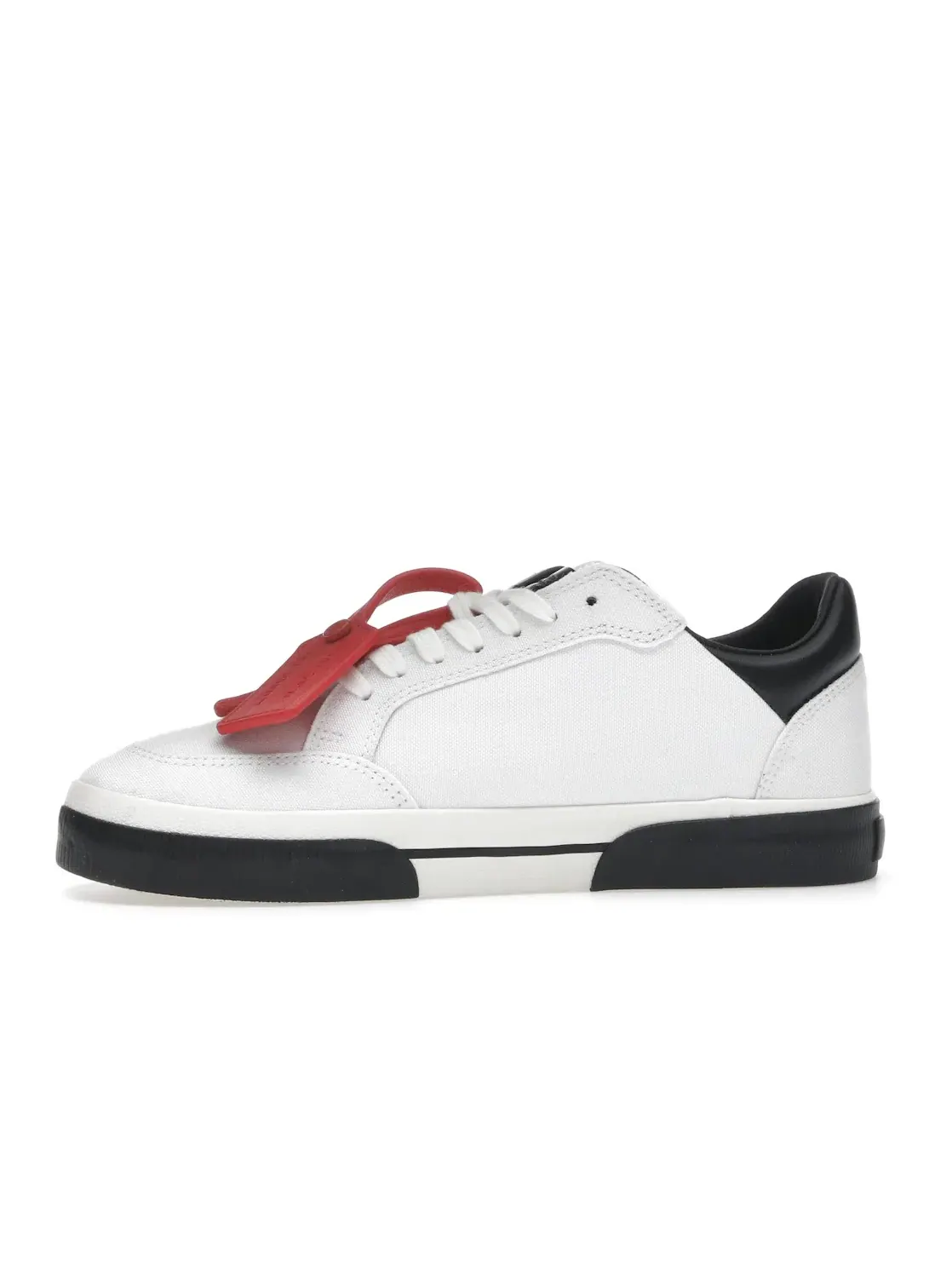 Мужские кроссовки с низким верхом OFF-WHITE New Low Vulcanized — изображение 3 из 4, белый/черный