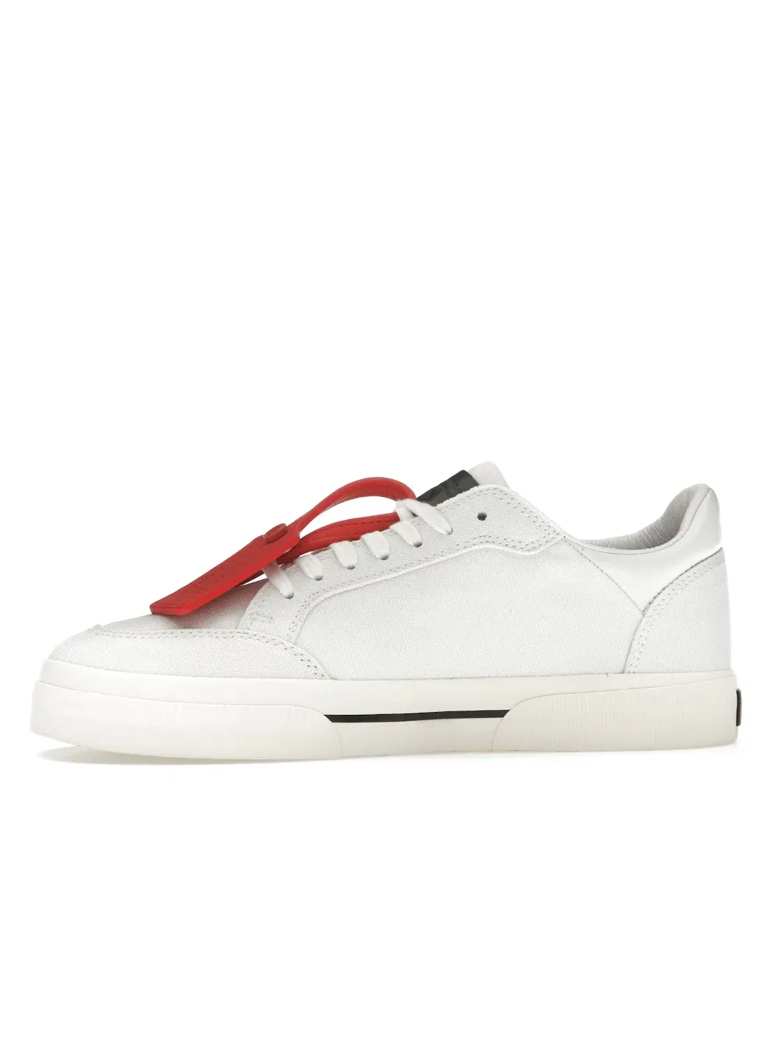 Мужские кеды New Low Vulcanized OFF-WHITE — изображение 3 из 4, белый/черный