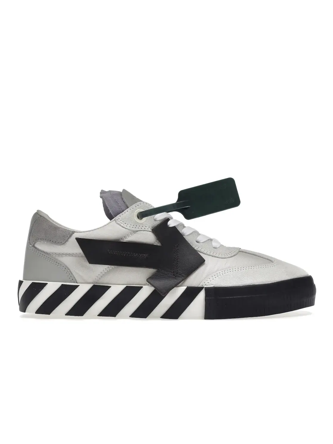 Мужские кроссовки с низким верхом OFF-WHITE New Vulcanized Low — изображение 1 из 4, белый/черный/серый